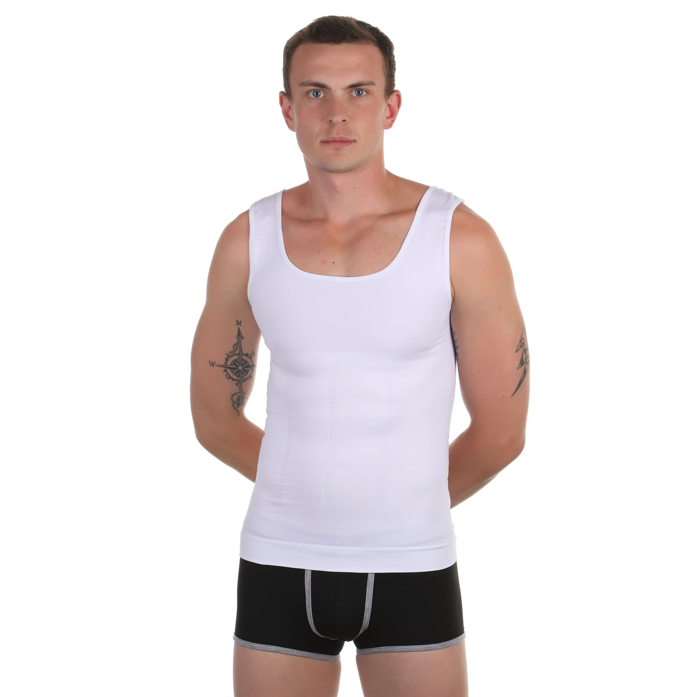 Мужская утягивающая живот майка  4