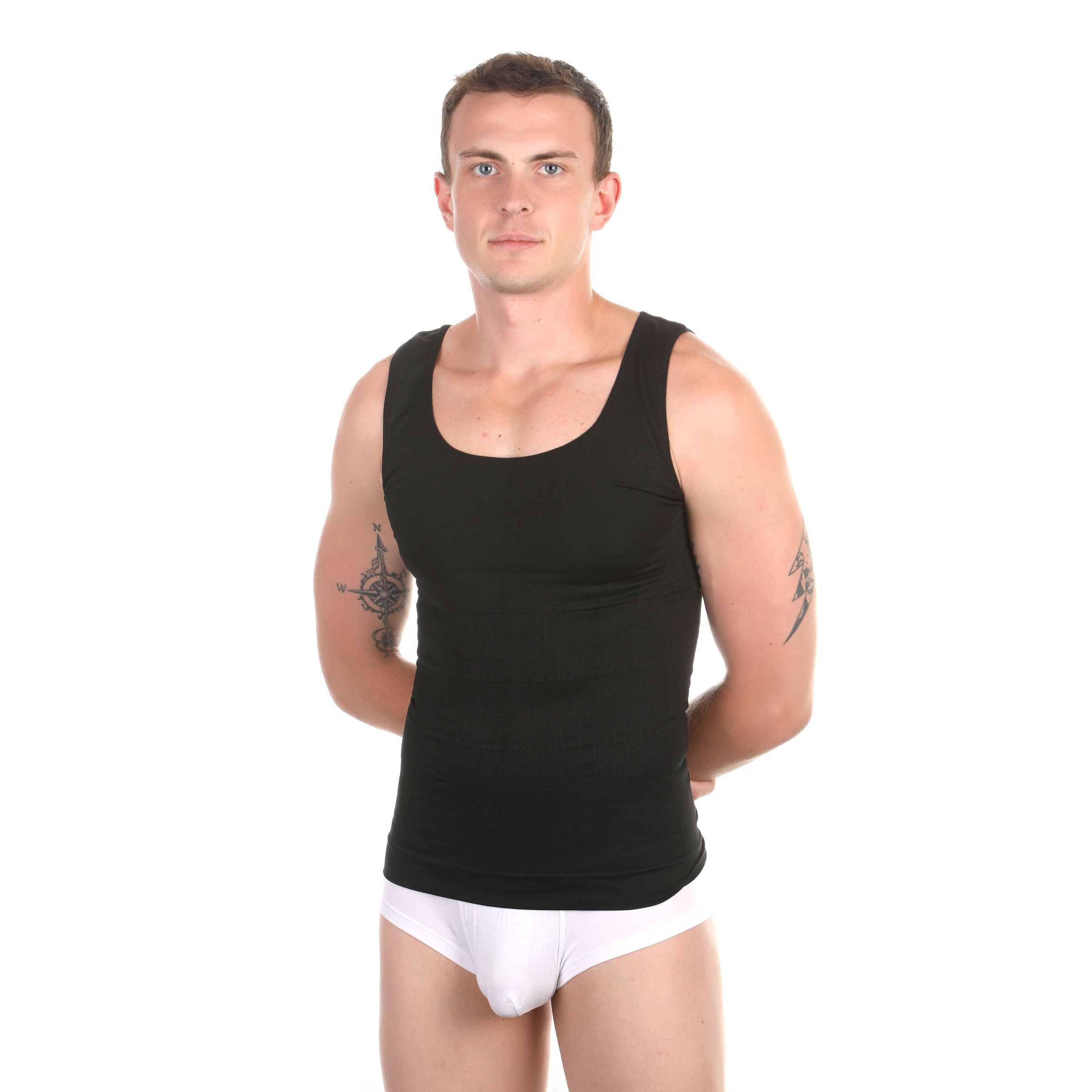 Мужская утягивающая живот майка  1