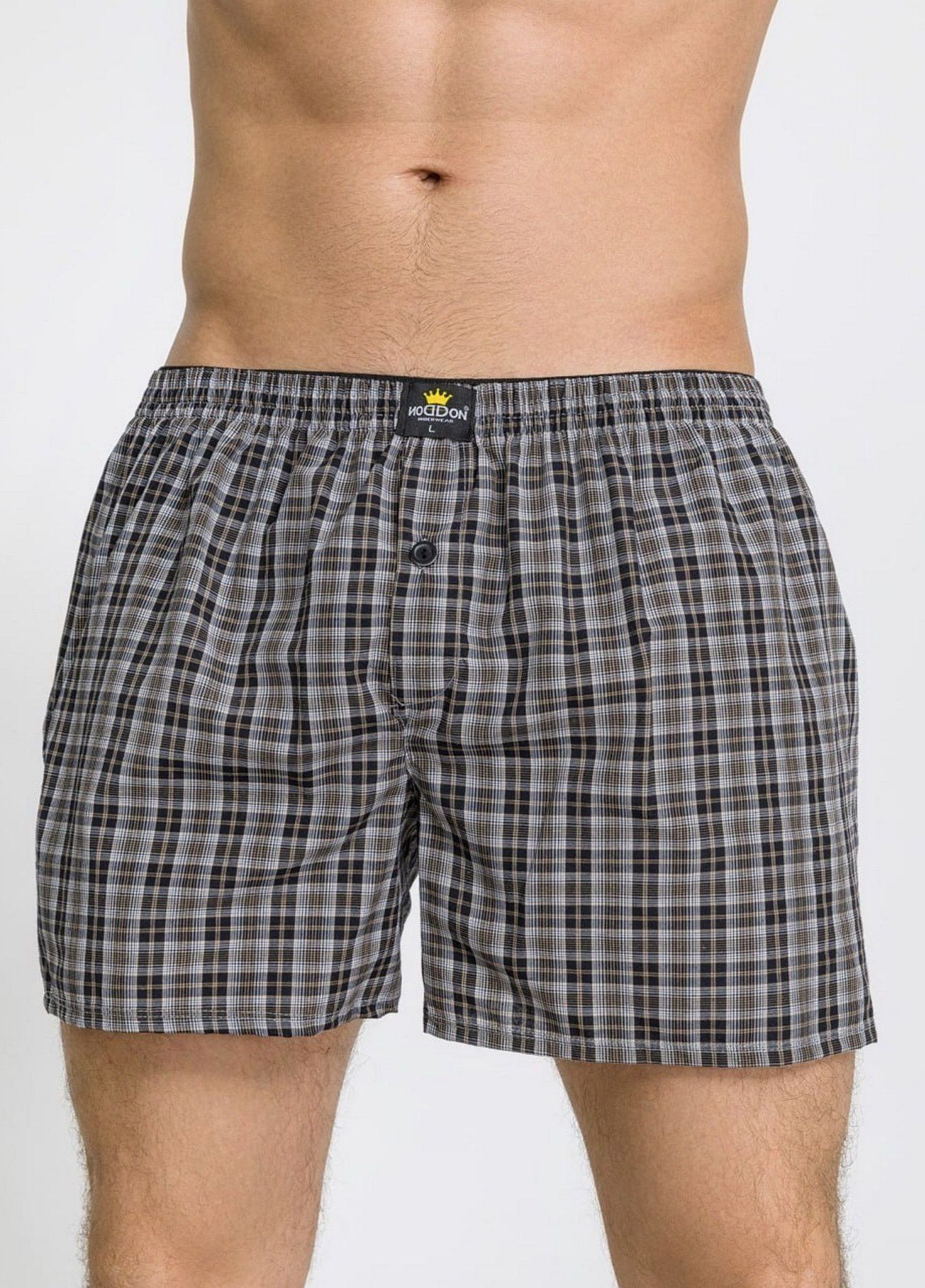 Набор из 3 мужских трусов-шортов в клетку 1