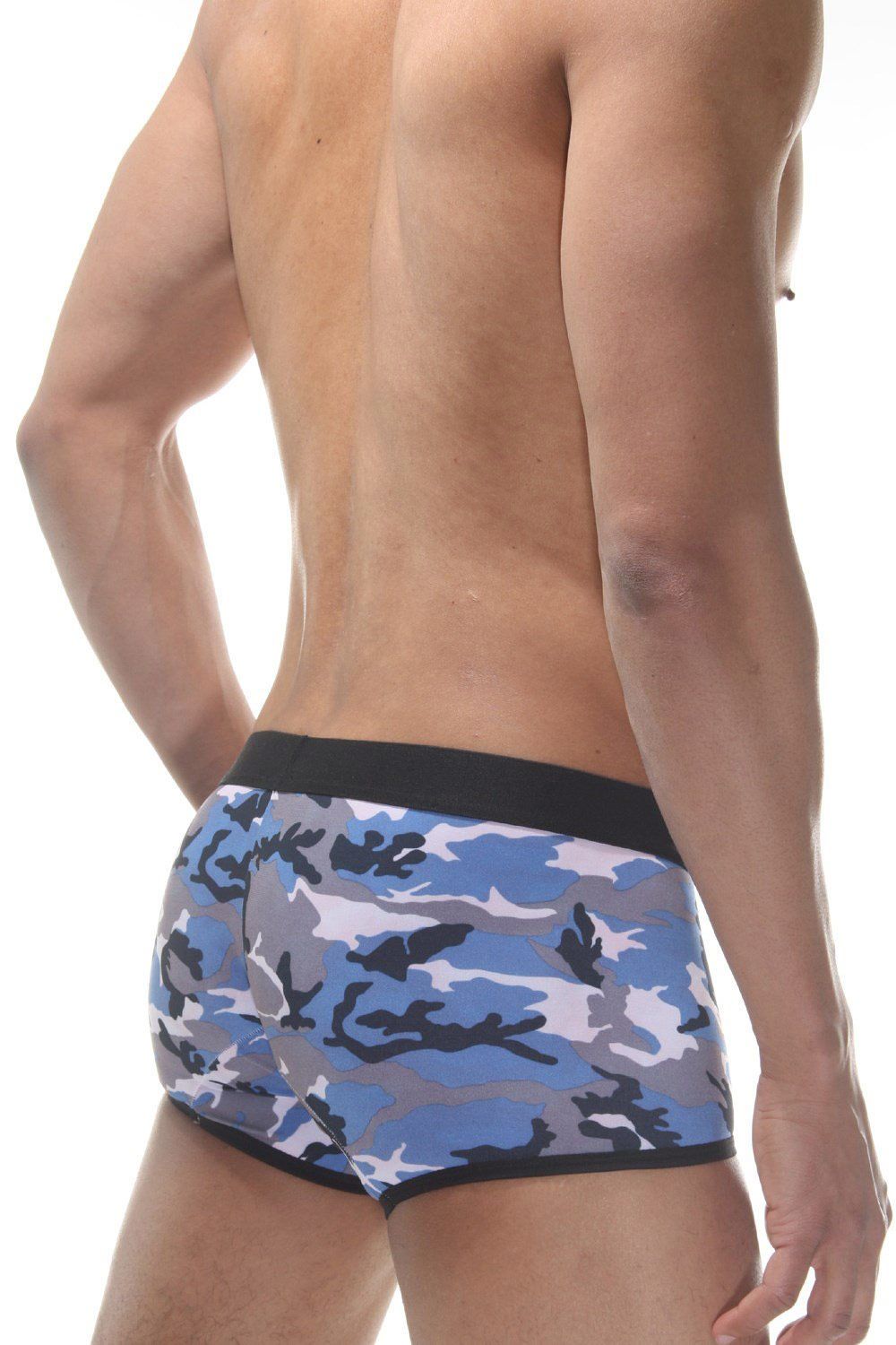 Синие камуфляжные трусы-боксеры 2