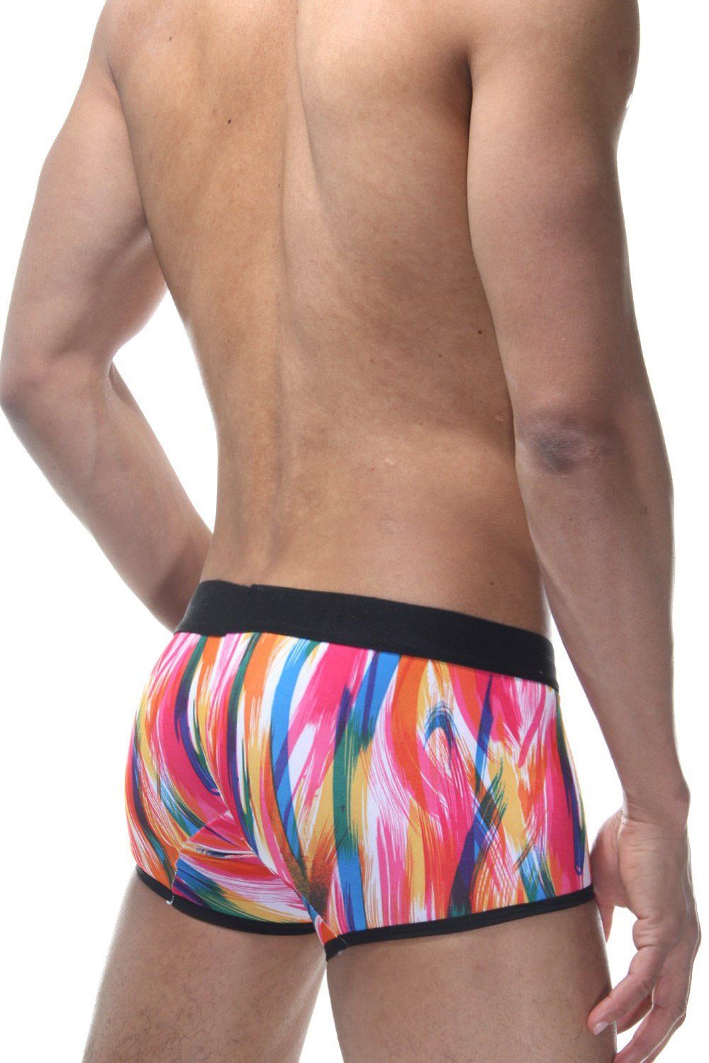 Мужские разноцветные трусы-боксеры 2