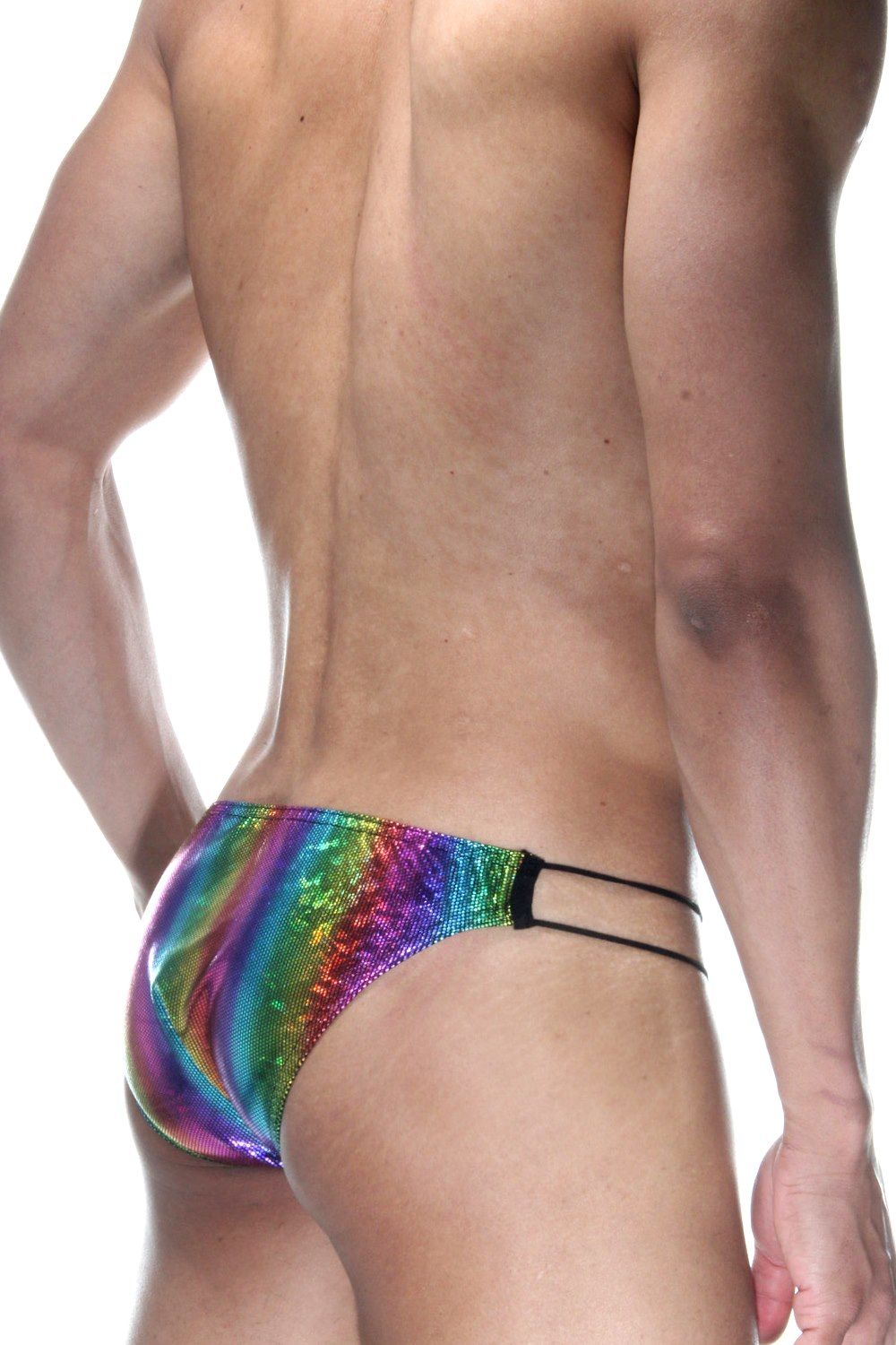 Радужные трусы-слипы с нитяным бочком 2