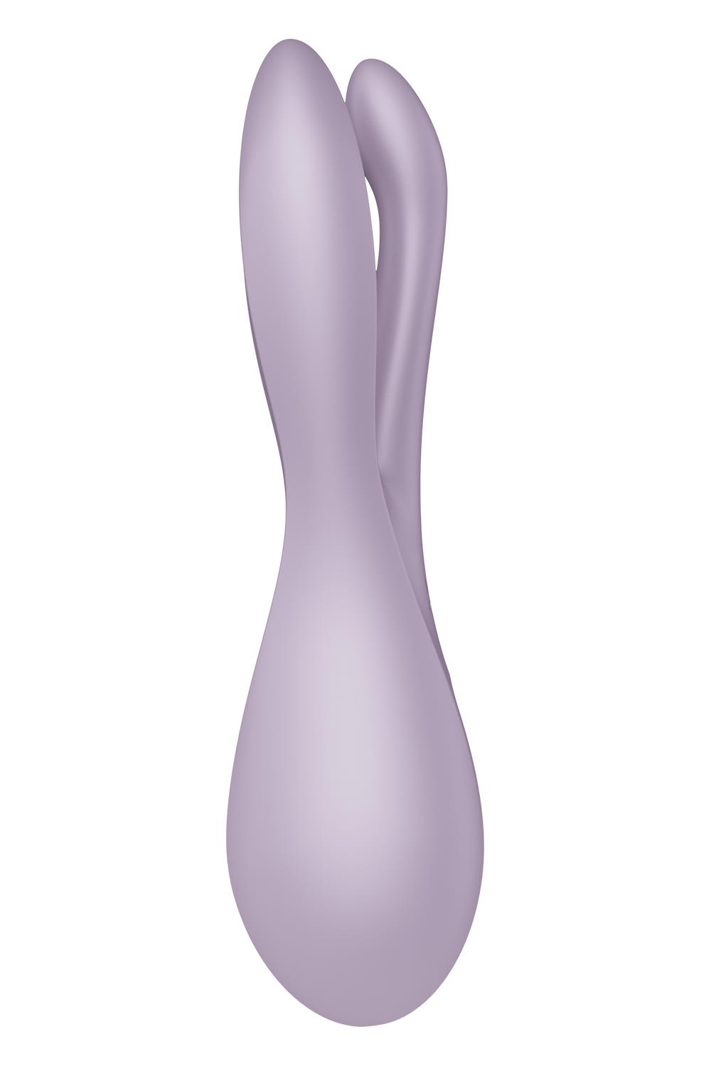 Сиреневый клиторальный вибромассажер Threesome 2 4