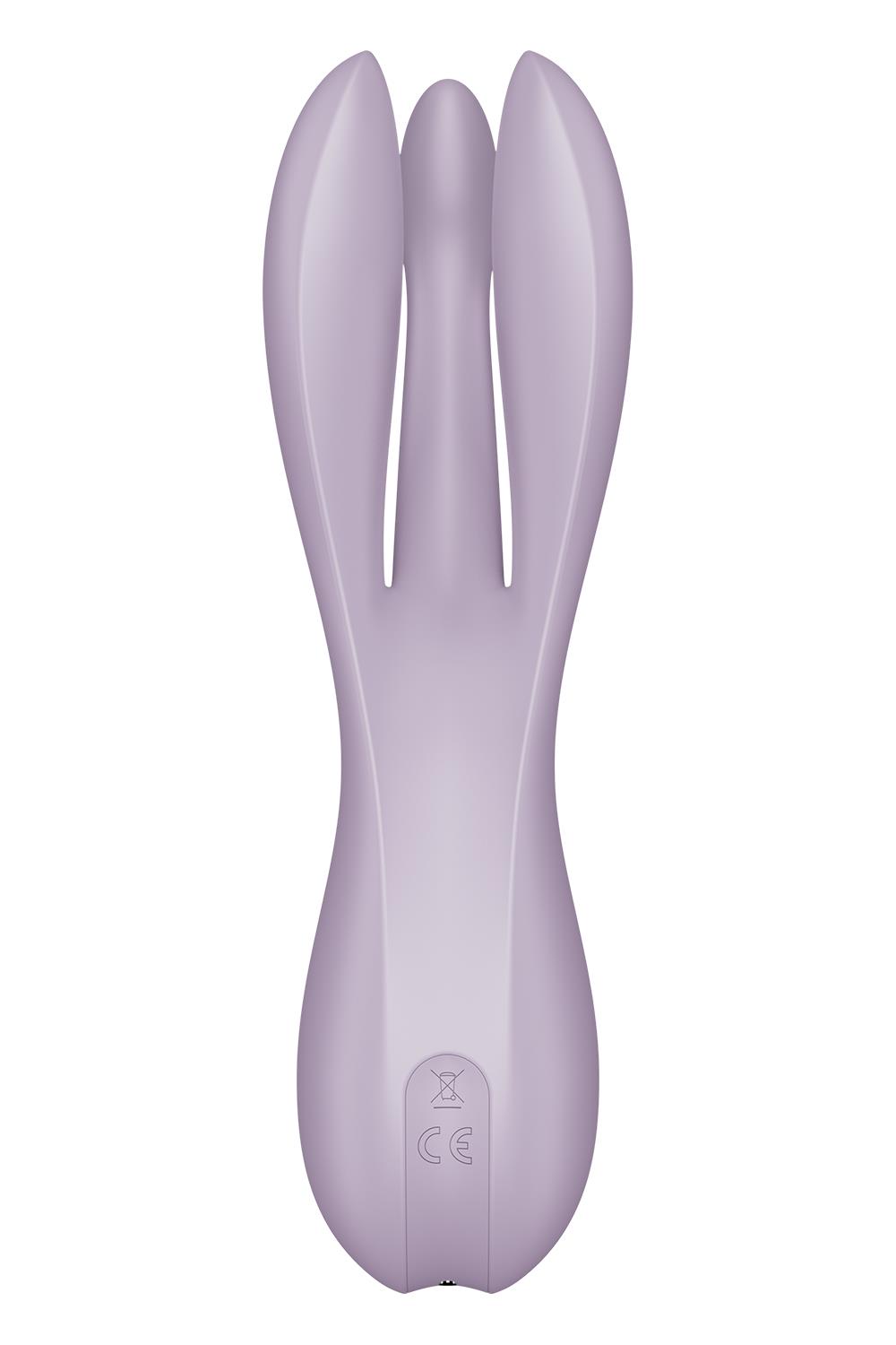 Сиреневый клиторальный вибромассажер Threesome 2 6