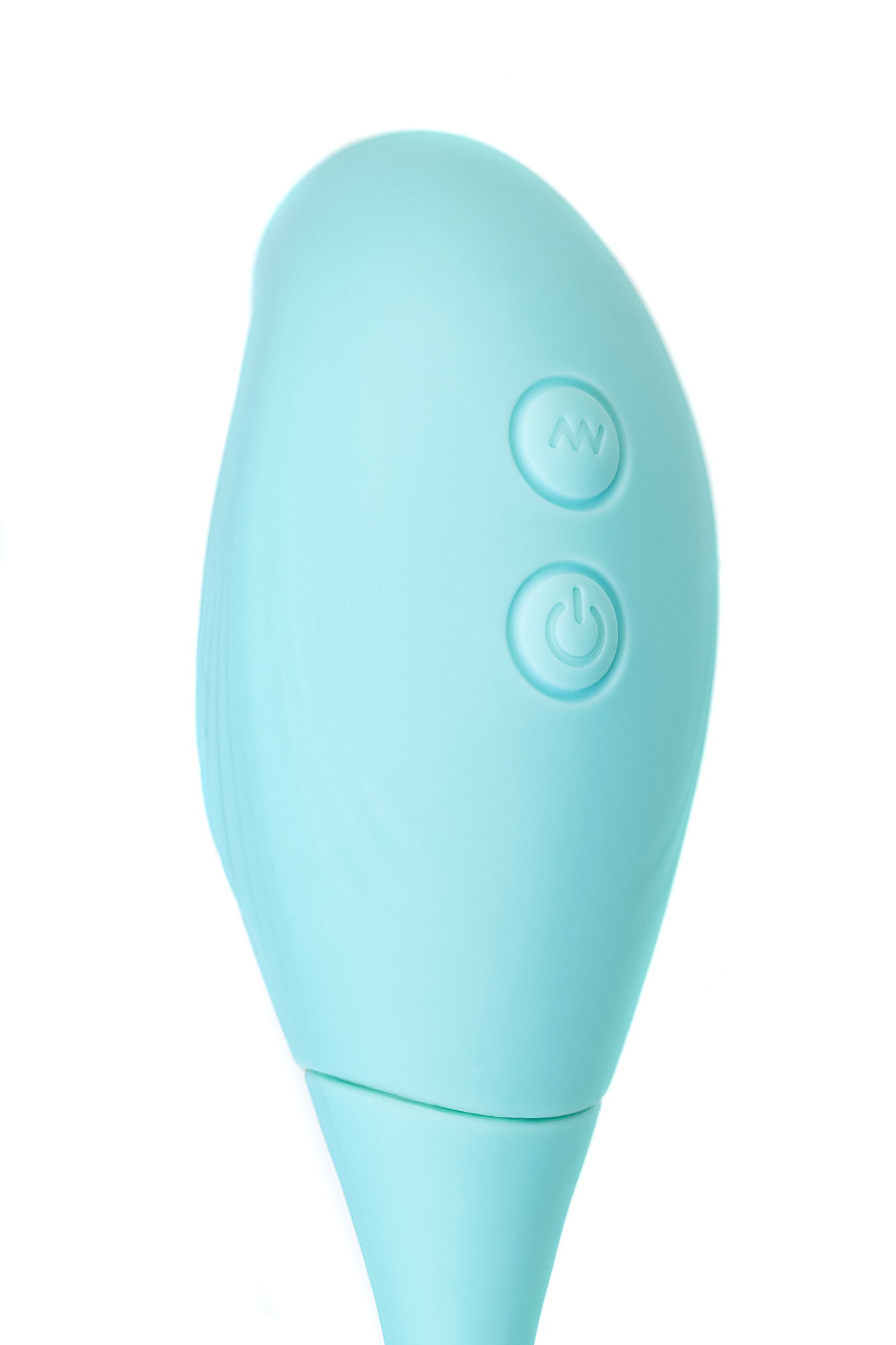 Голубое виброяйцо с вакуум-волновым стимулятором клитора Roow 12