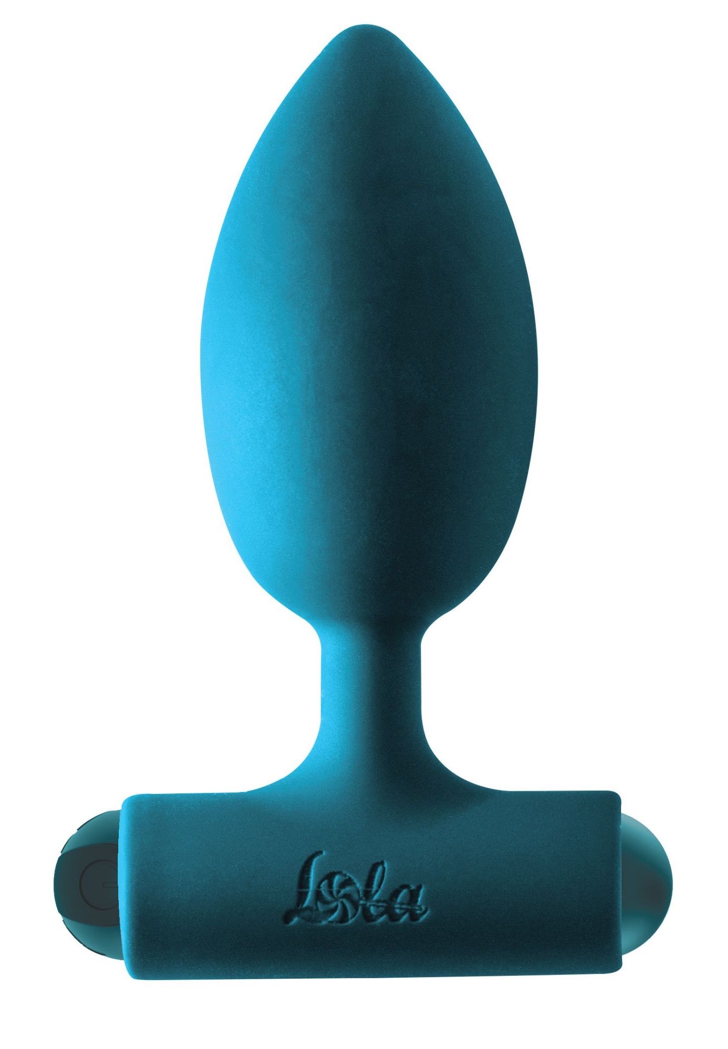 Бирюзовая анальная пробка с перезаряжаемой вибропулей Perfection 2.0 - 11,1 см. 1