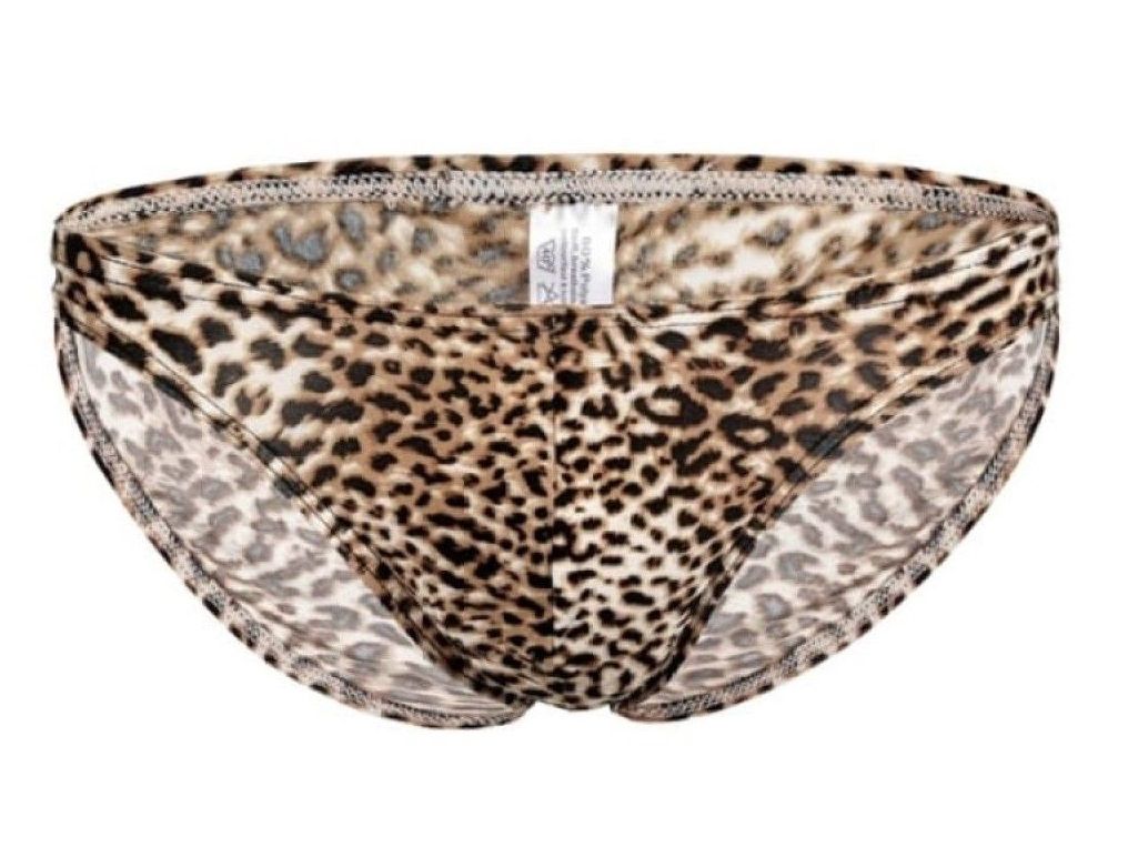 Мужские леопардовые трусы-слипы 1
