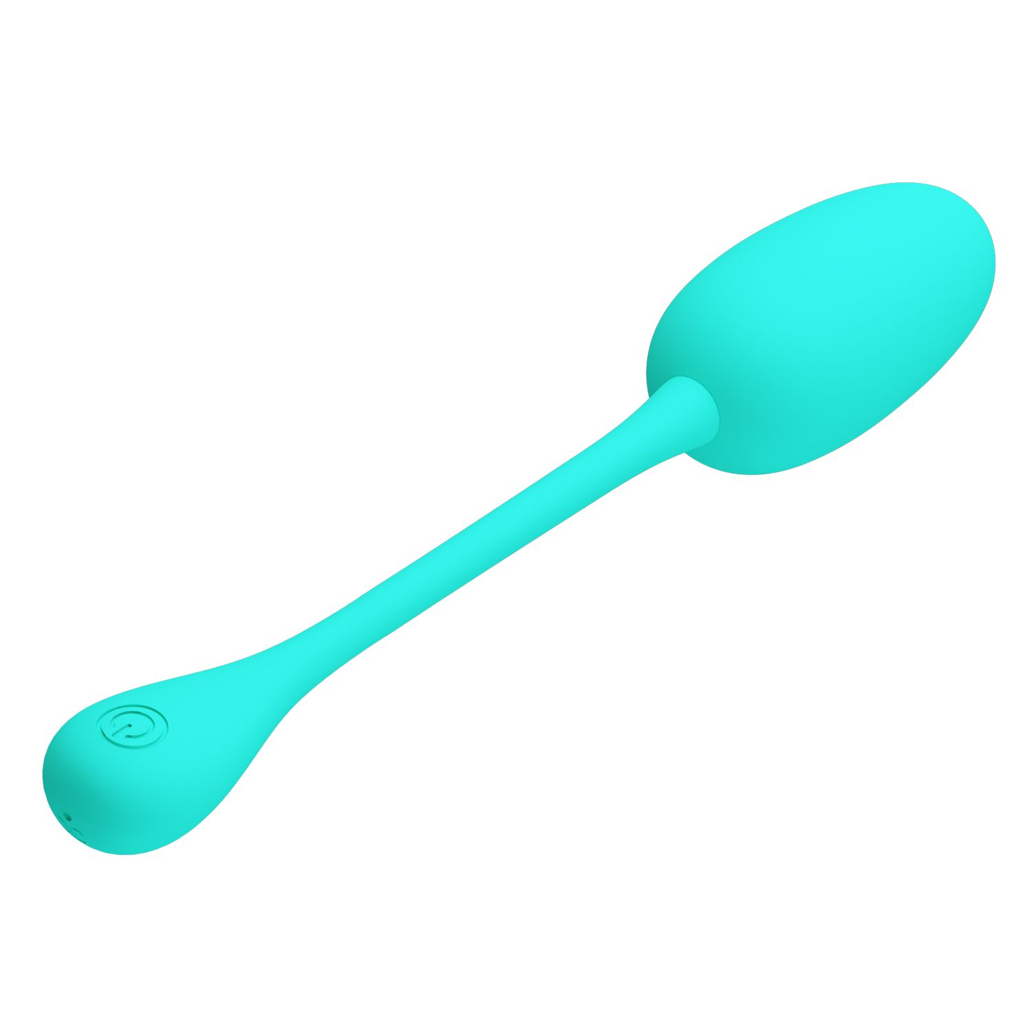 Бирюзовое перезаряжаемое виброяйцо Knucker 2