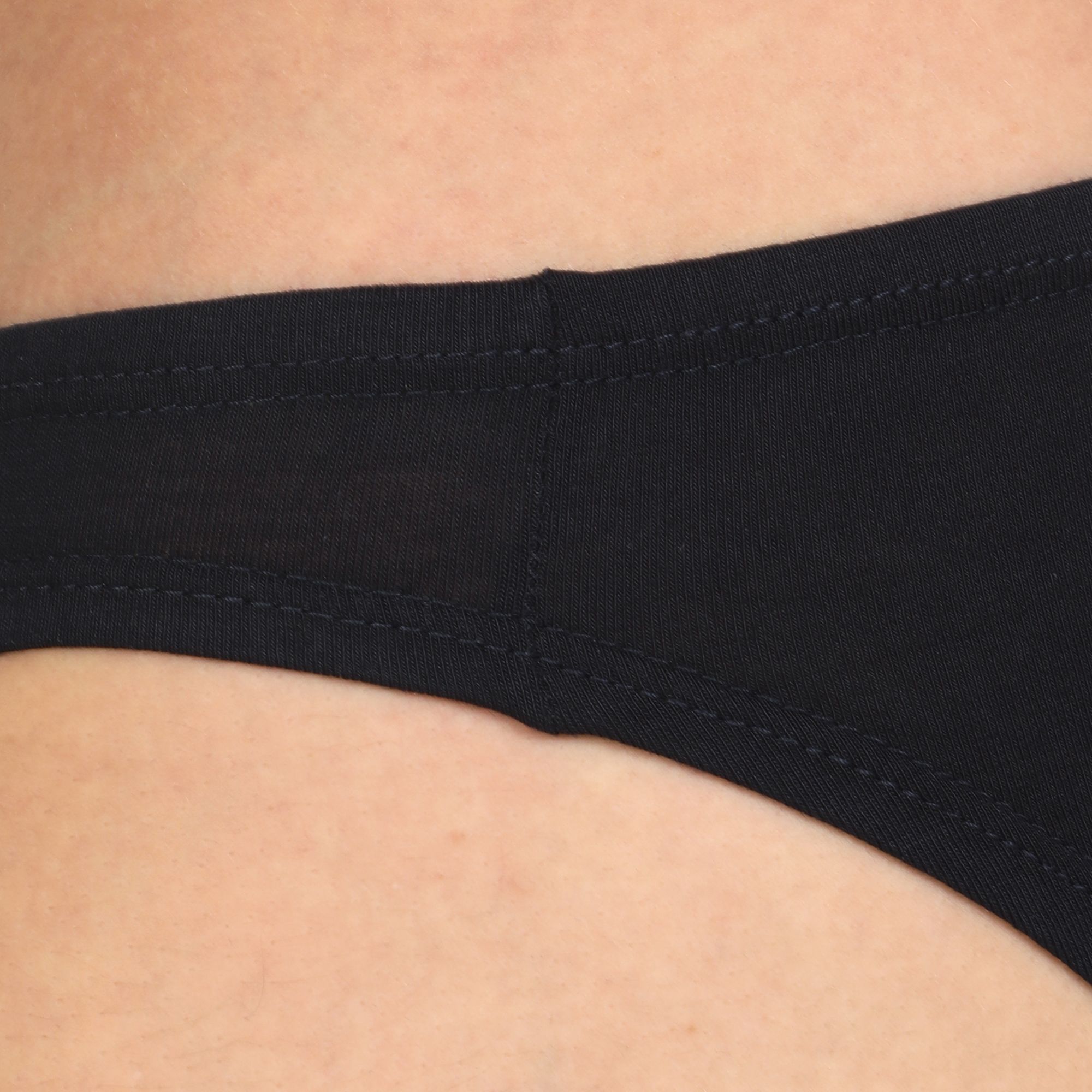 Темно-синие мужские трусы-слипы с низкой посадкой 4