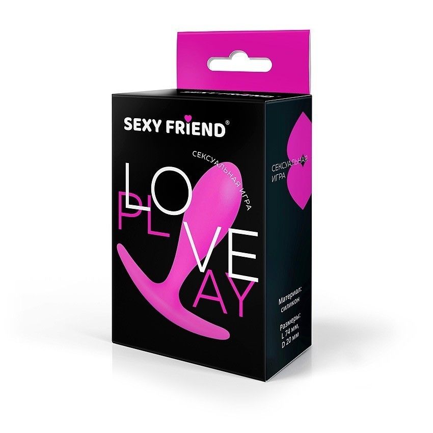 Ярко-розовая анальная втулка - 7,4 см. 3