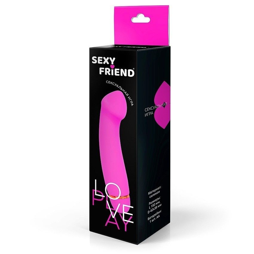 Розовый вибромассажёр с 20 режимами вибрации - 15 см. 3