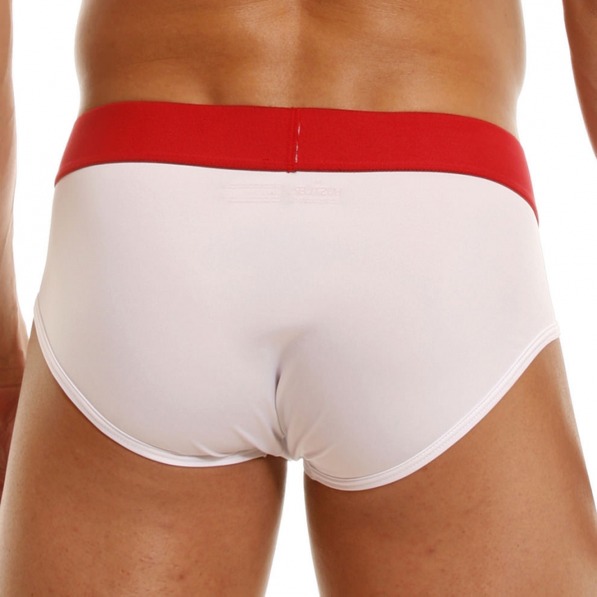 Мужские брифы HUSTLER на широкой резинке из микрофибры 4