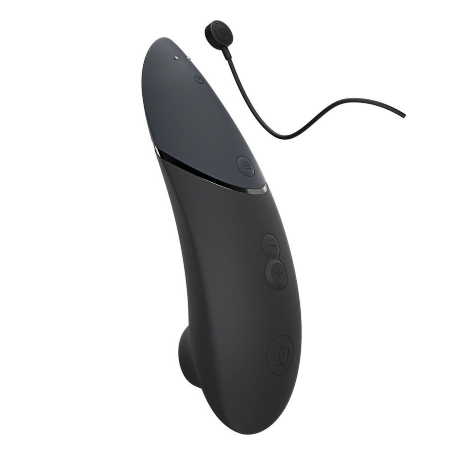 Черный бесконтактный клиторальный стимулятор Womanizer Next 5
