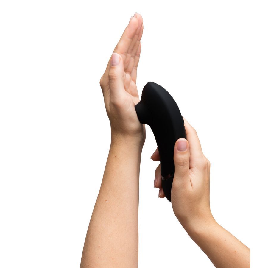 Черный бесконтактный клиторальный стимулятор Womanizer Next 6