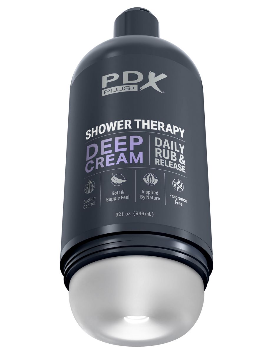Мастурбатор в бутылке Shower Therapy Deep Cream 1