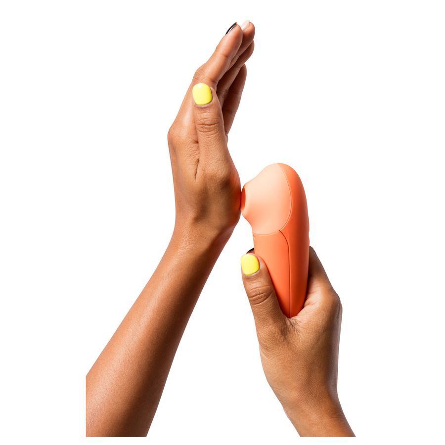 Оранжевый бесконтактный клиторальный стимулятор Romp Switch X 5