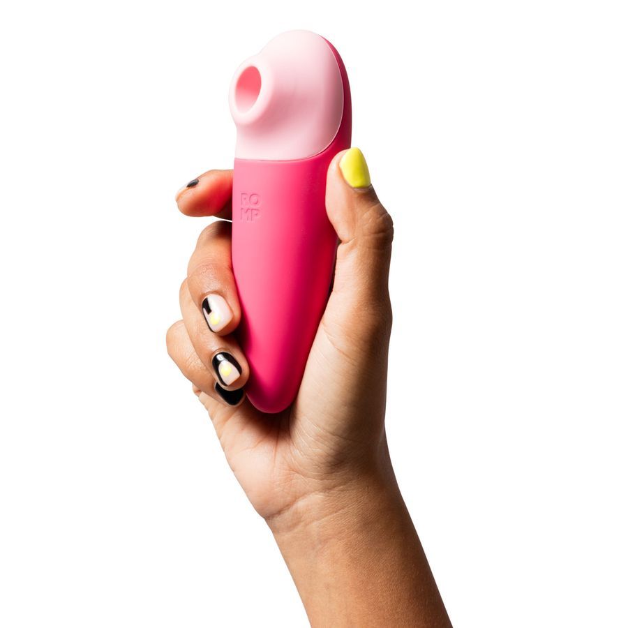 Розовый бесконтактный клиторальный стимулятор Romp Shine X 2