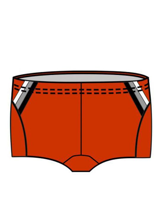 Плавки с цветными вставками по бокам 4