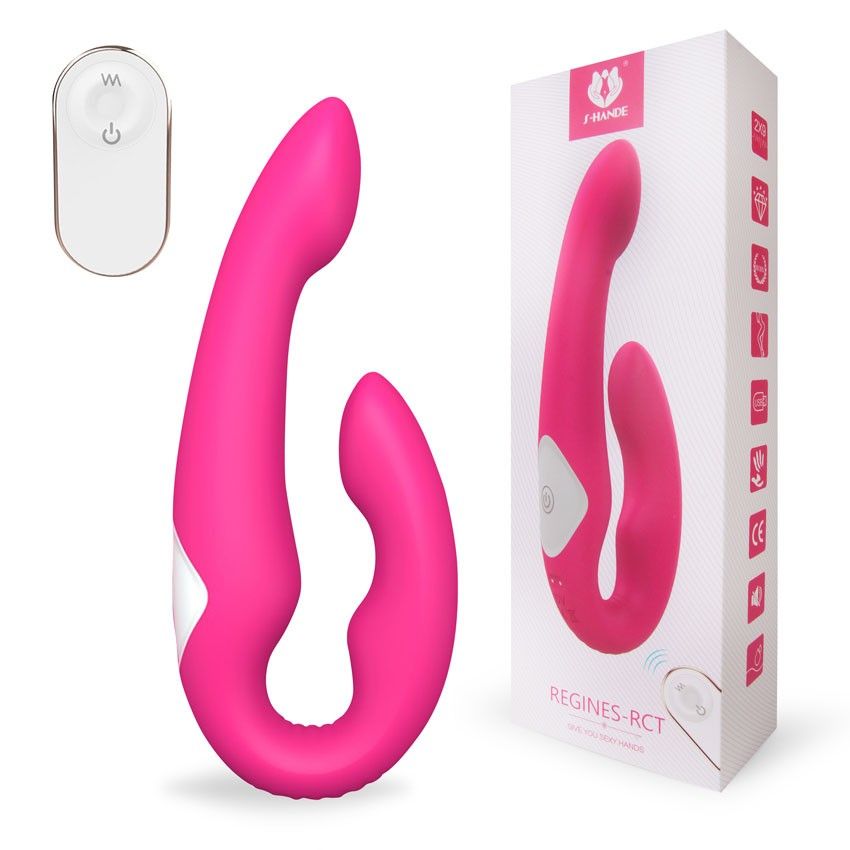 Розовый вибромассажер Regines-RCT - 21,3 см. 2