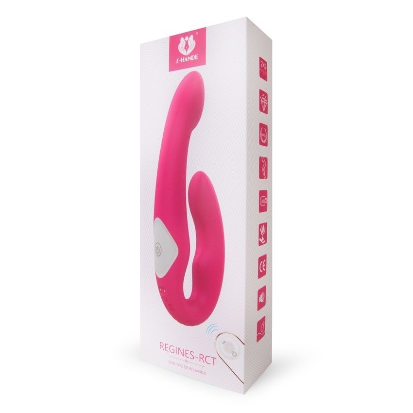 Розовый вибромассажер Regines-RCT - 21,3 см. 3