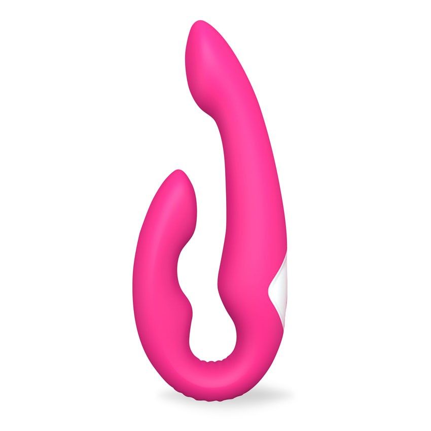 Розовый вибромассажер Regines-RCT - 21,3 см. 1