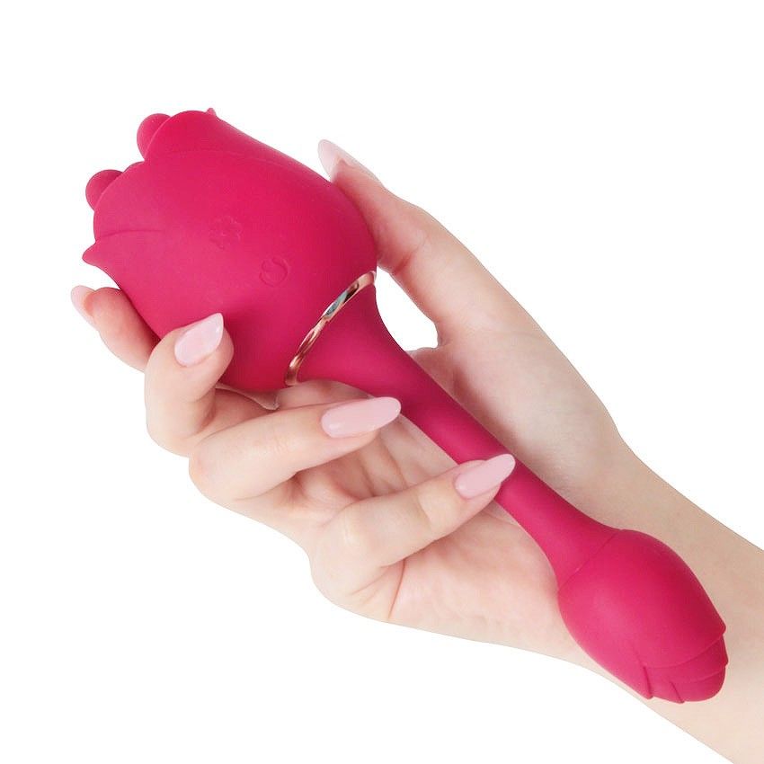 Розовый вибромассажер Forget Me Not 5 - 20,6 см. 4