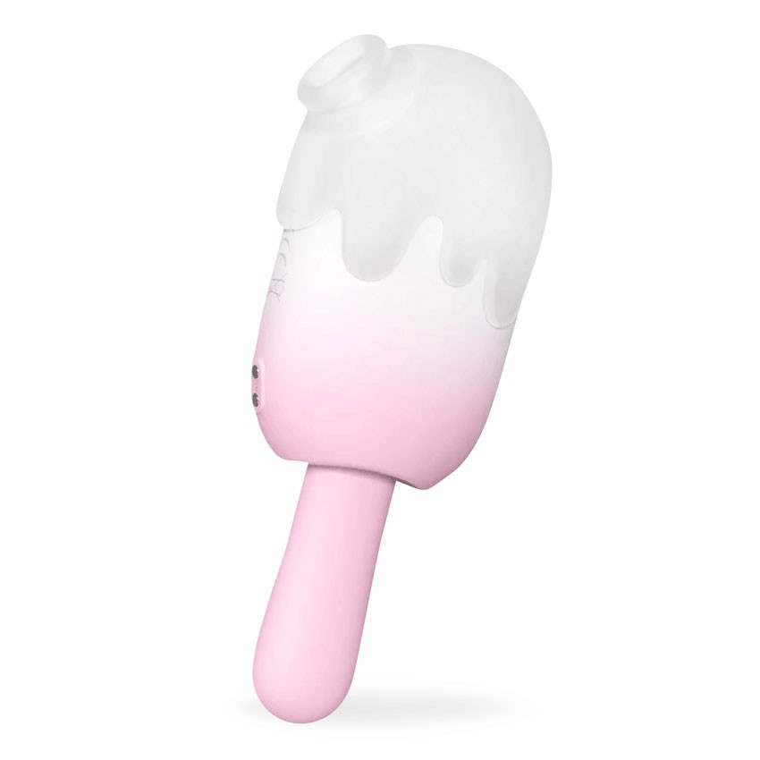 Нежно-розовый клиторальный вибромассажер Bite Me - 14,8 см. 1