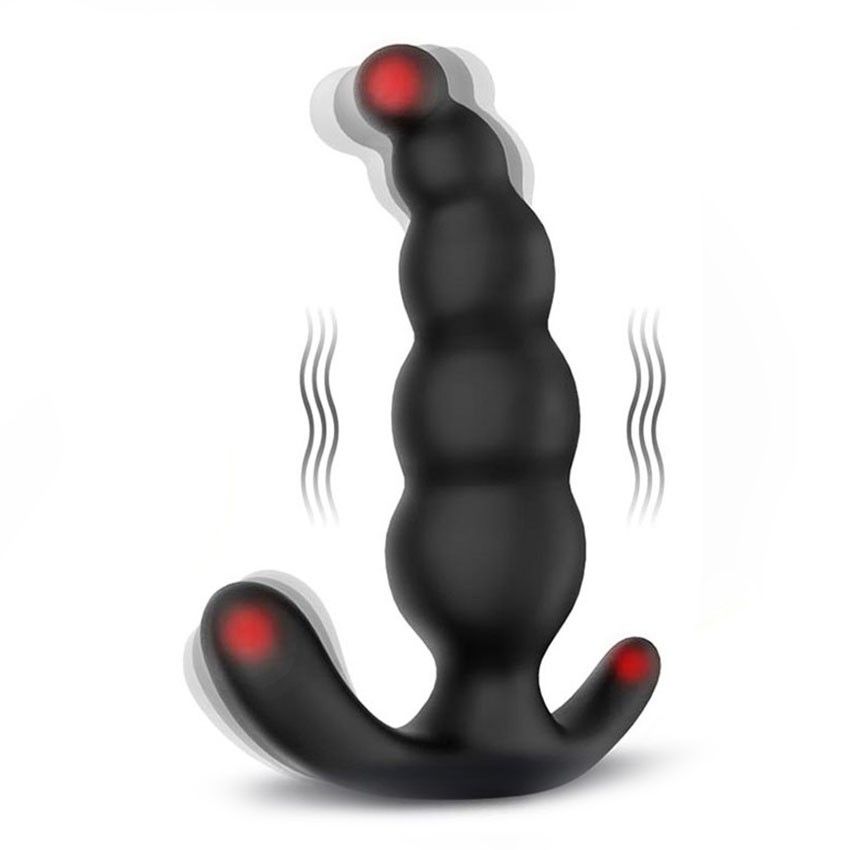 Черный анальный вибромассажер Dipper-RCT - 14,8 см. 4