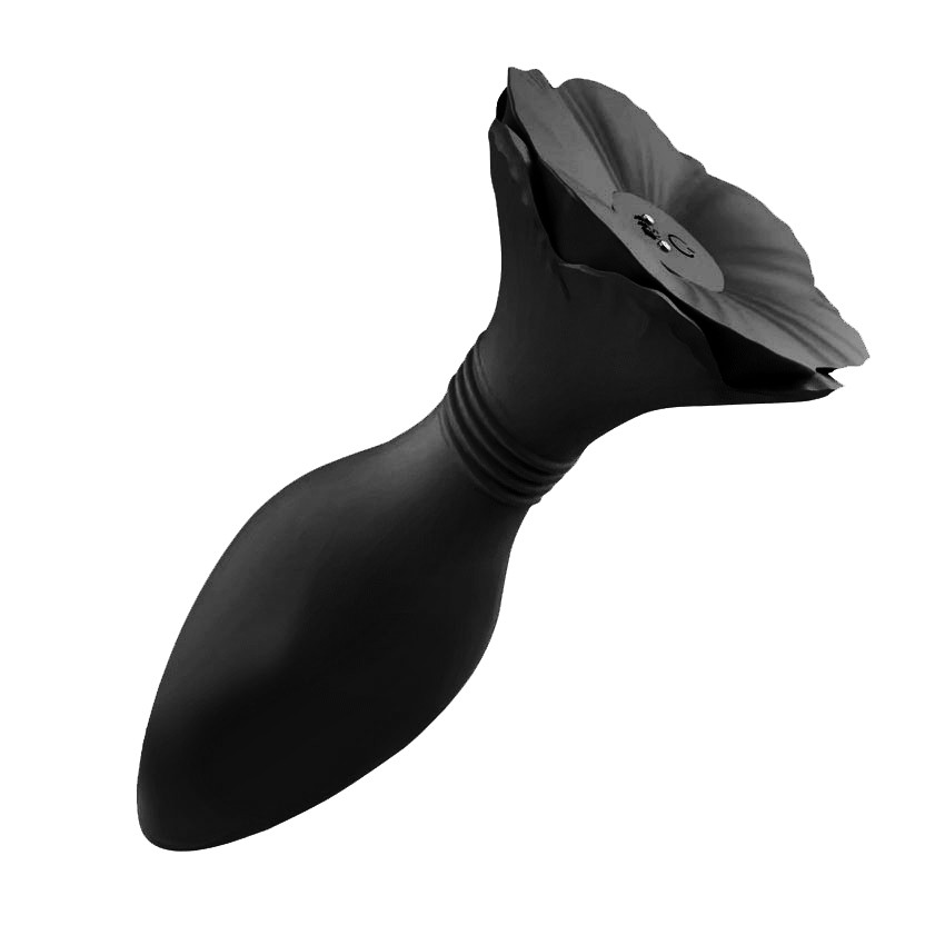 Черный анальный вибромассажер Morning Glory RСT - 12,8 см. 1