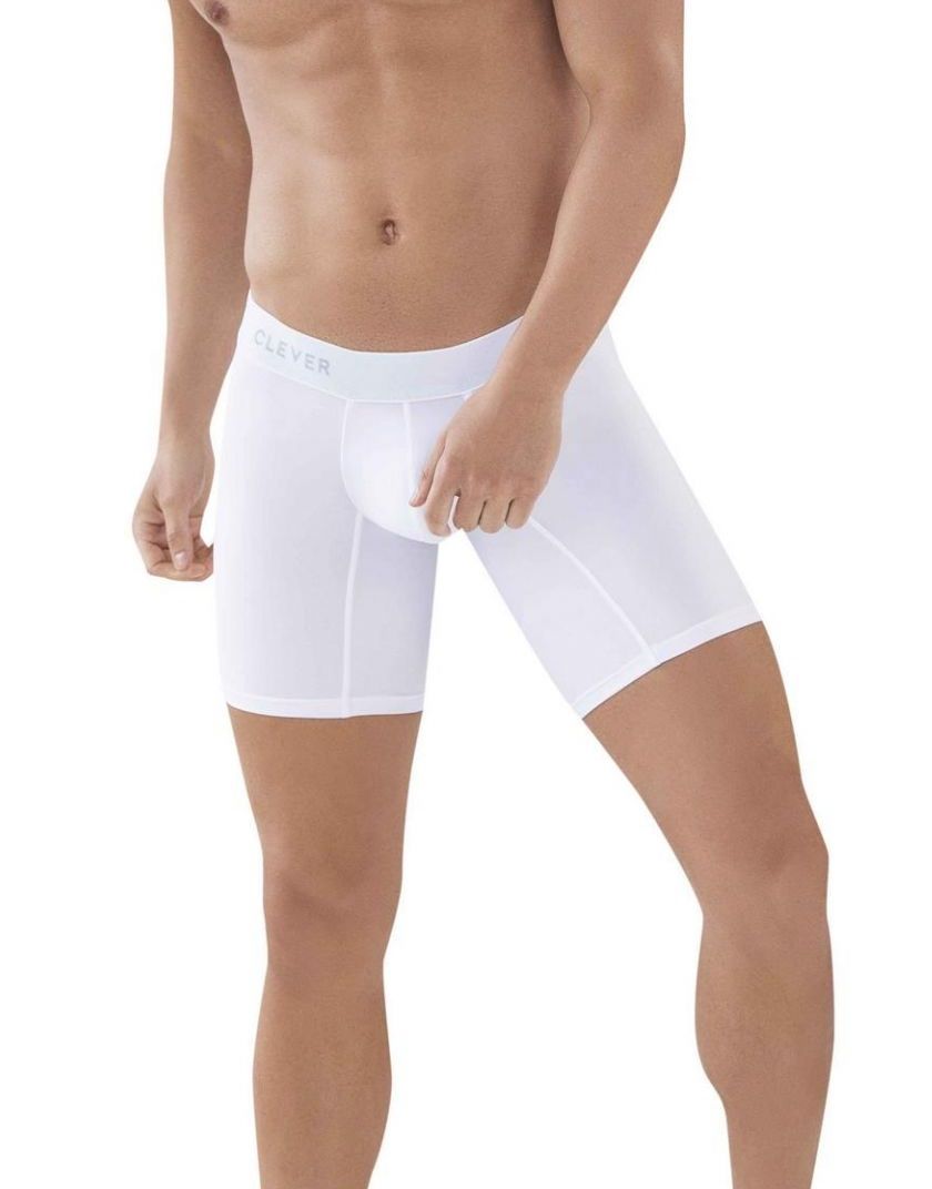 Белые удлиненные трусы-боксеры Classic Match Long Boxer 1