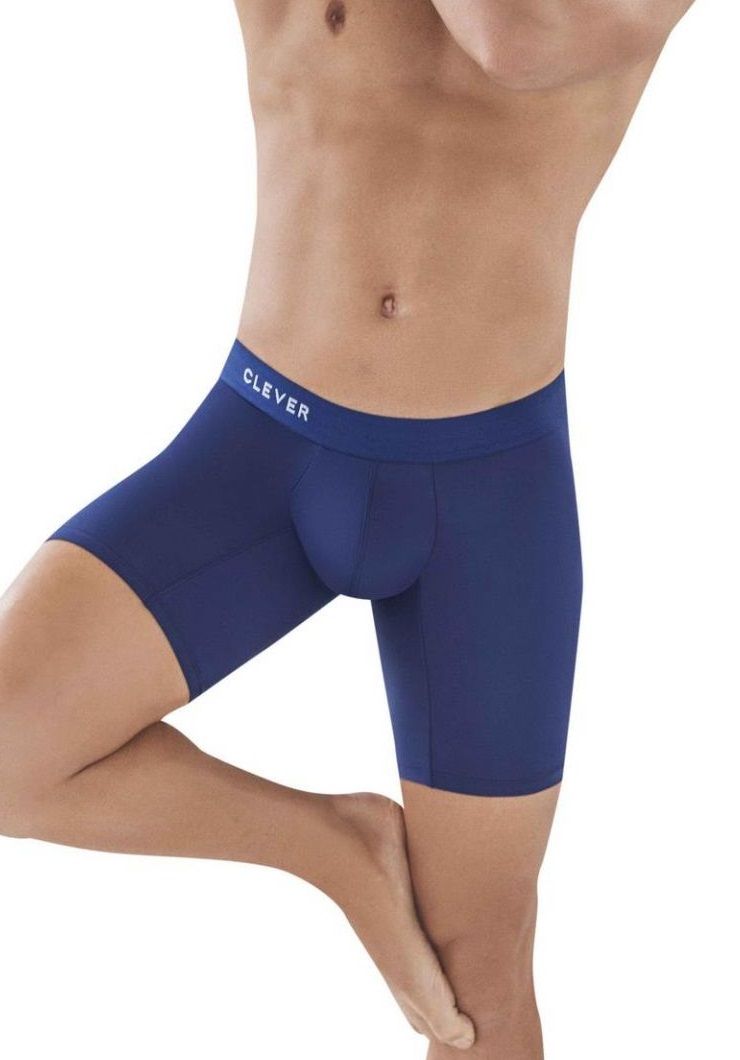 Темно-синие удлиненные трусы-боксеры Classic Match Long Boxer 1