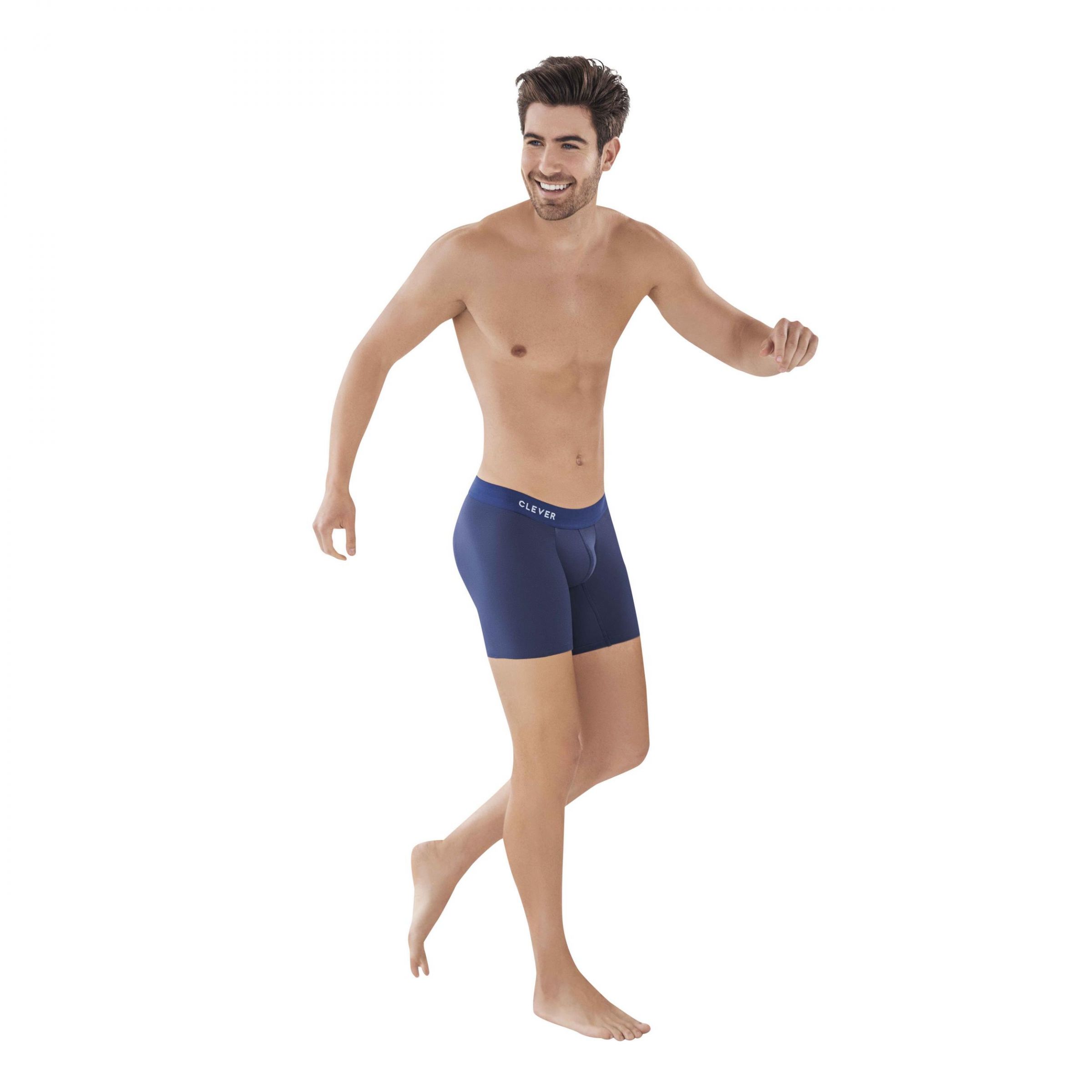 Темно-синие удлиненные трусы-боксеры Caribbean Long Boxer 2