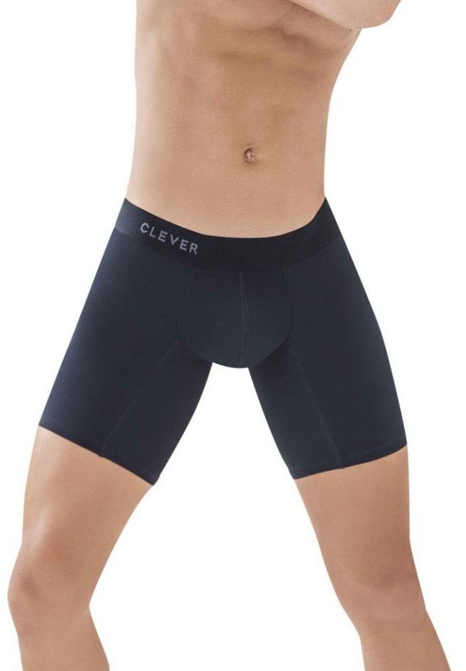 Черные удлиненные трусы-боксеры Caribbean Long Boxer 1