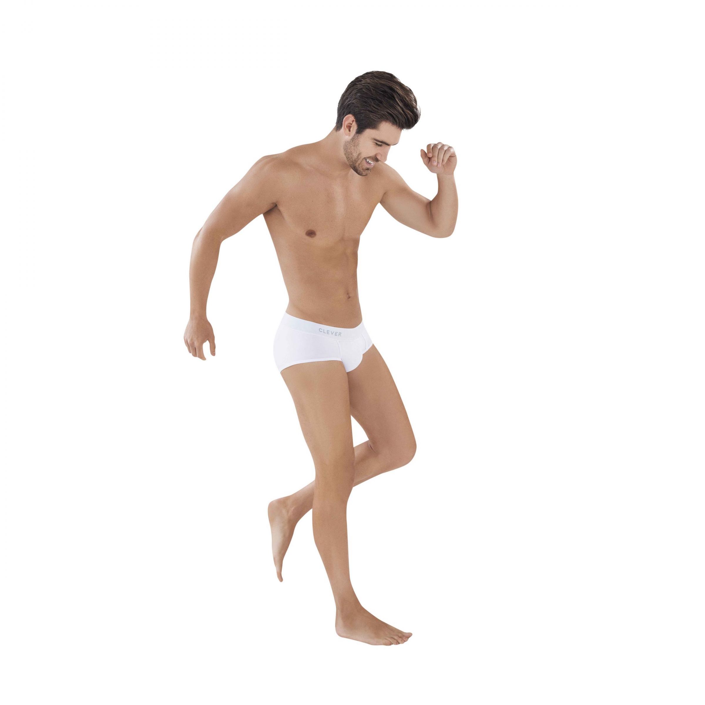 Белые мужские трусы-брифы Caribbean Piping Brief 2