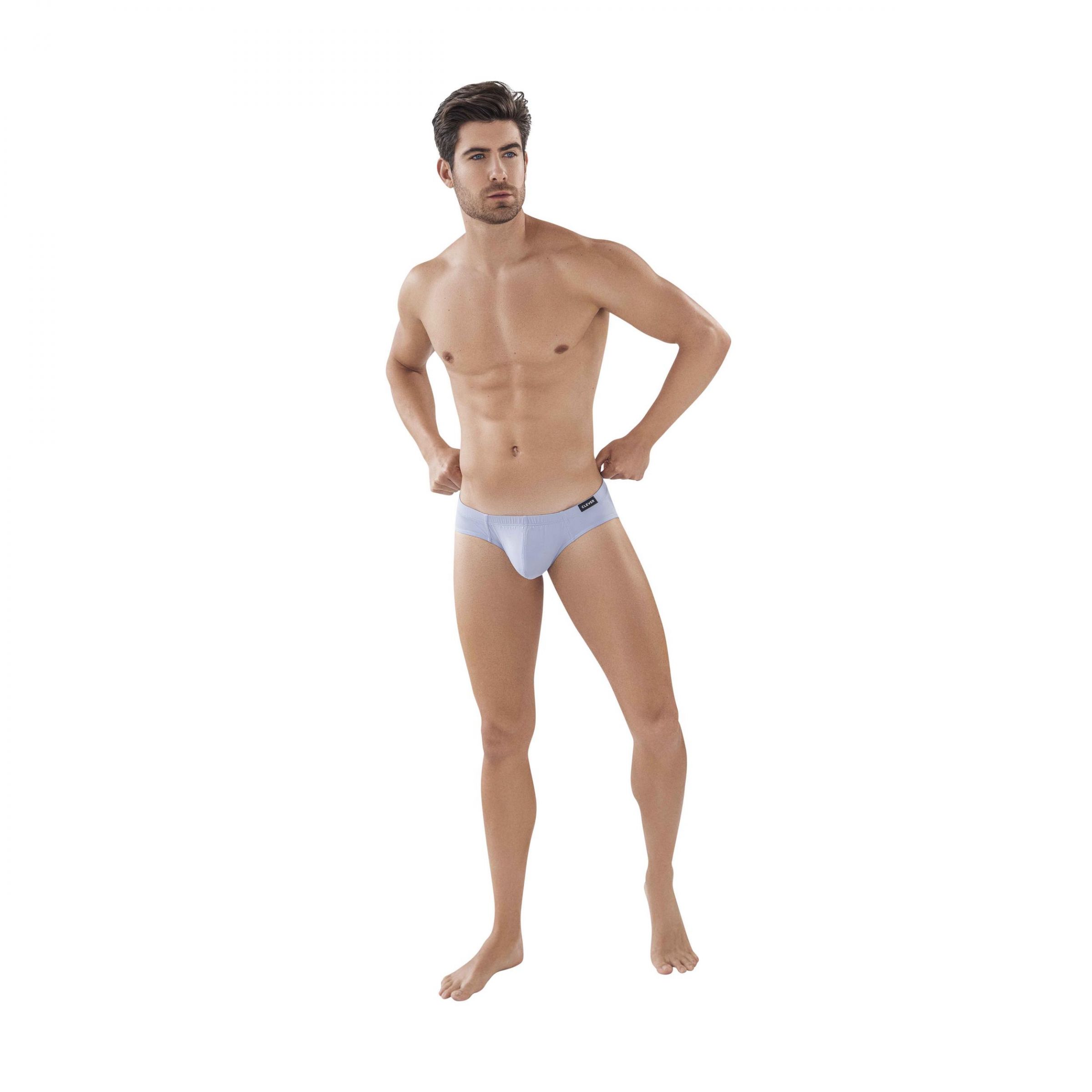 Светло-серые мужские трусы-брифы Clever Latin Brief 4