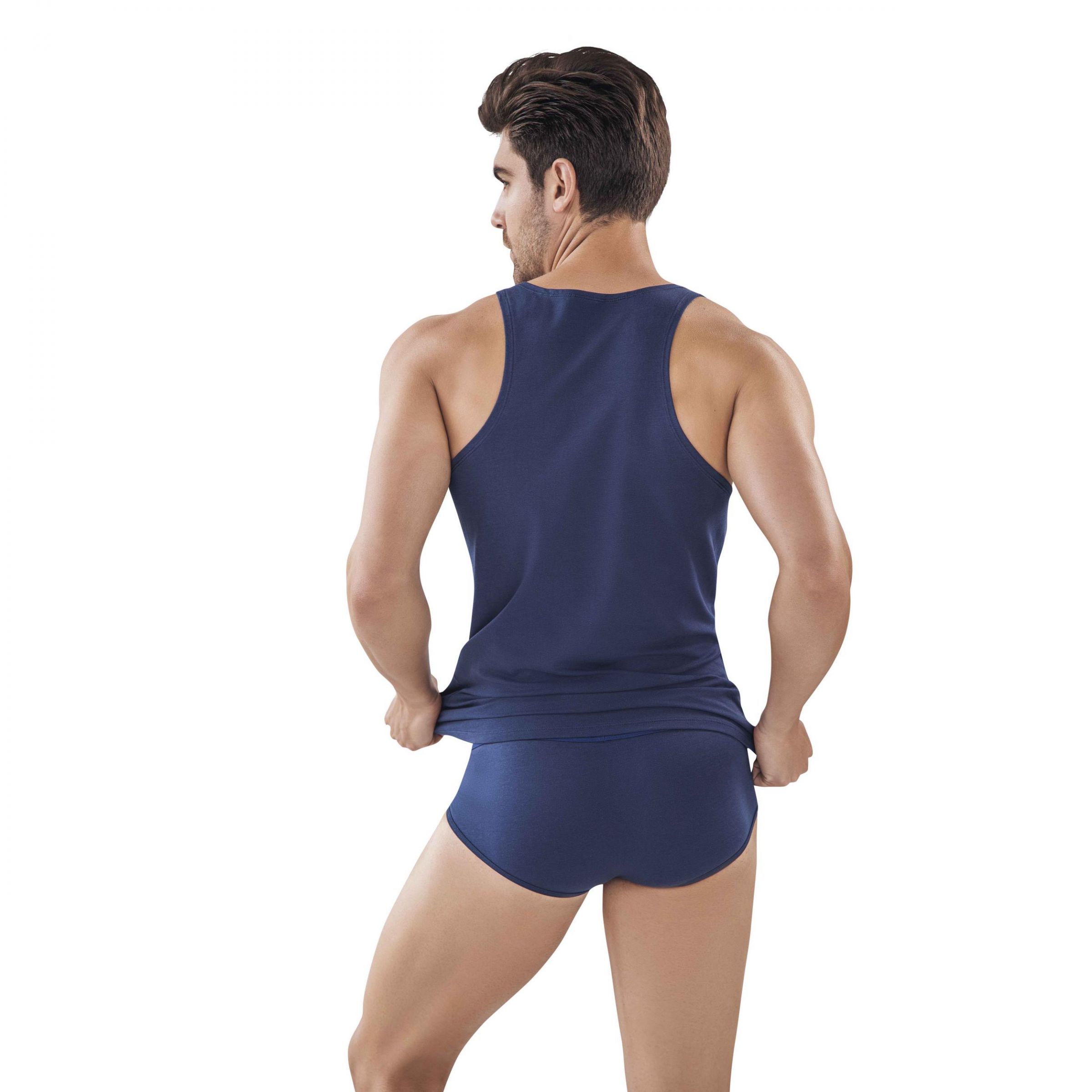 Темно-синяя мужская майка Progress Tank-Top 2
