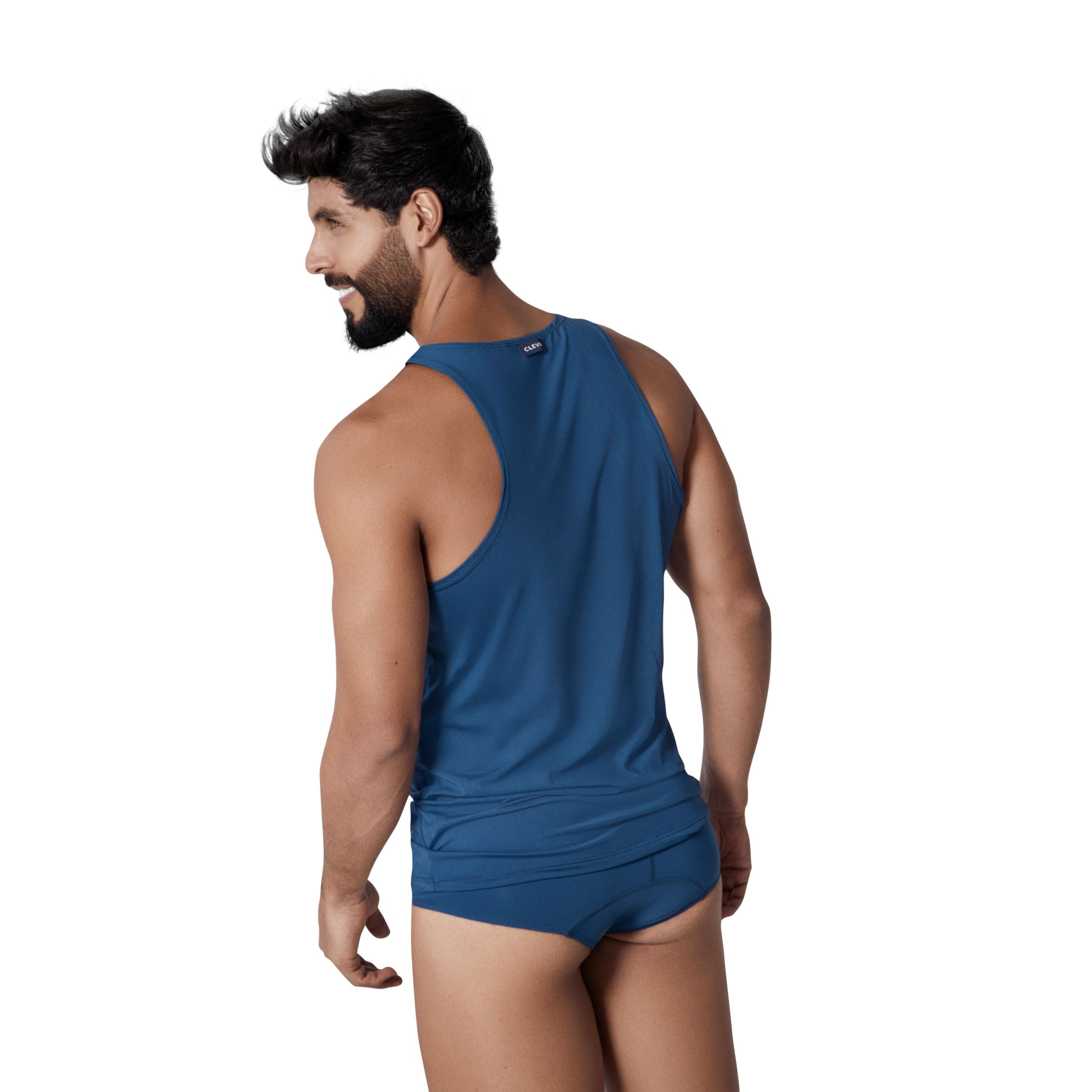 Темно-синяя мужская майка Basis Tank-Top 2