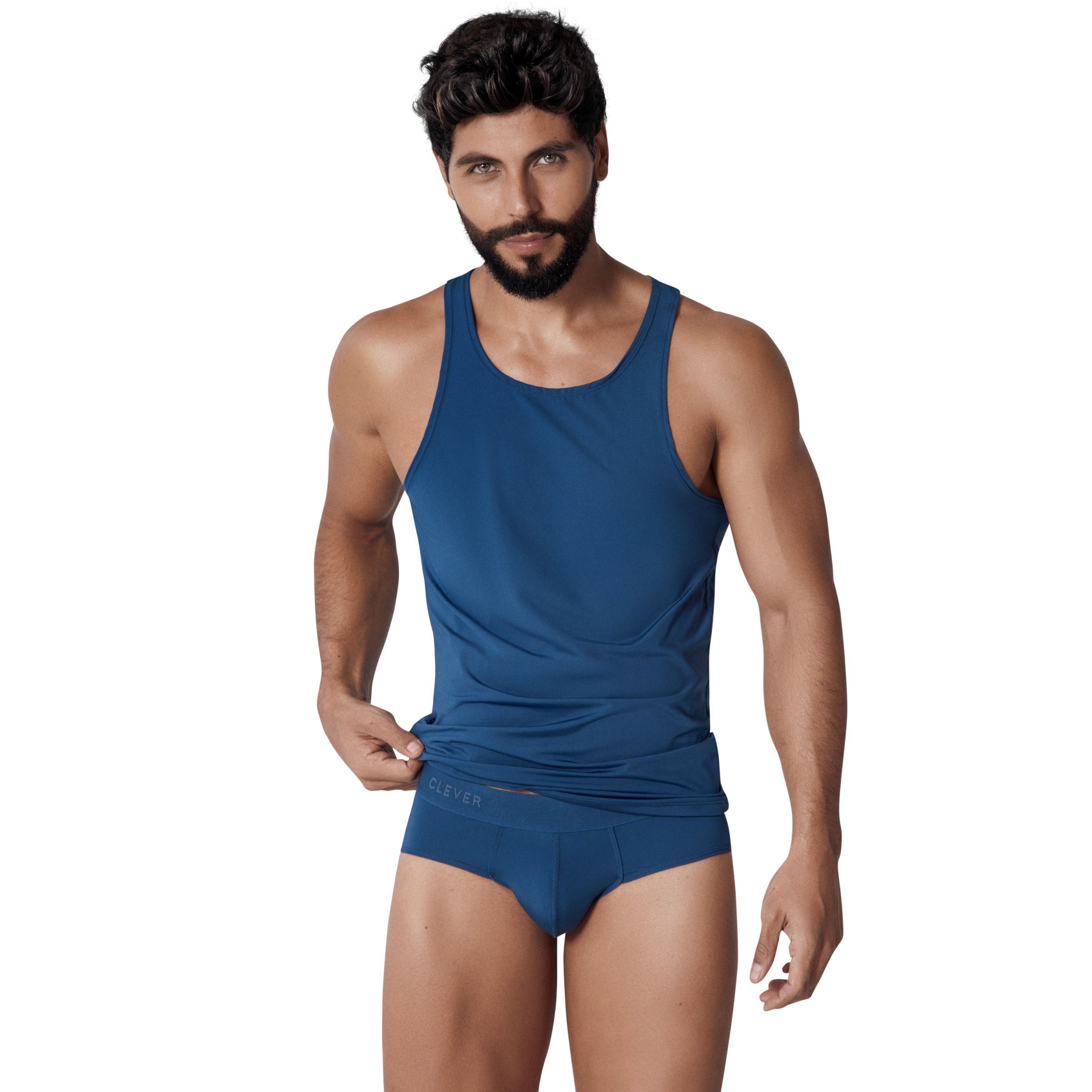 Темно-синяя мужская майка Basis Tank-Top 1