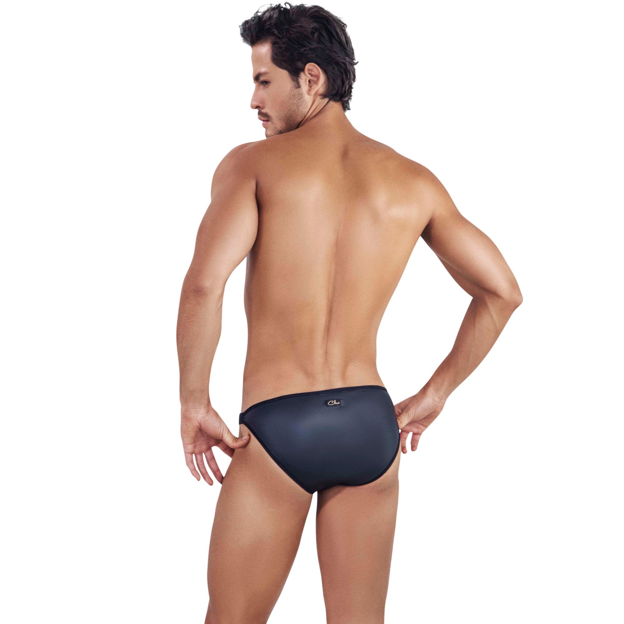 Черные мужские трусы-брифы с декоративным пояском Misty Brief 3