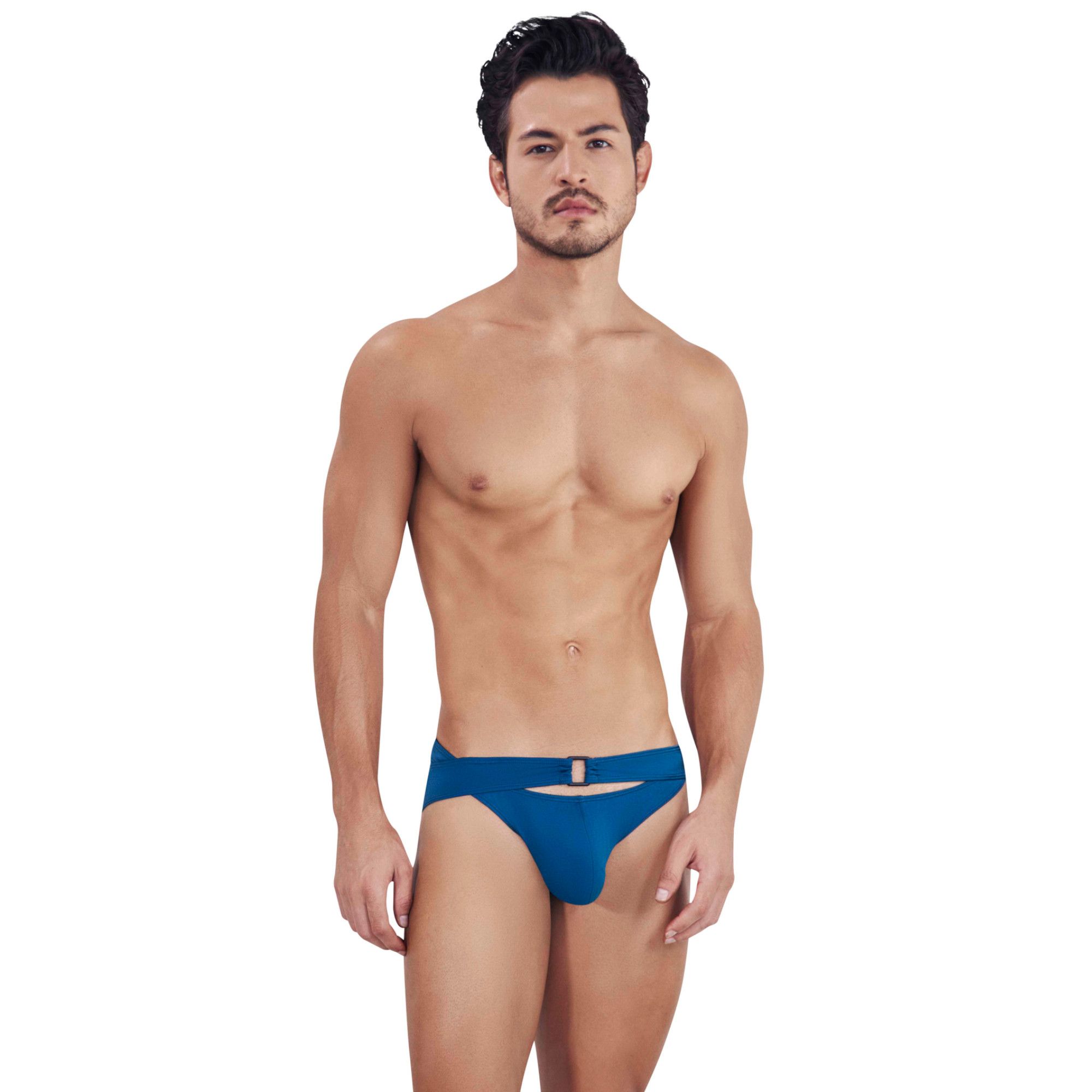 Синие мужские трусы-брифы с поясом Flashing Brief 2