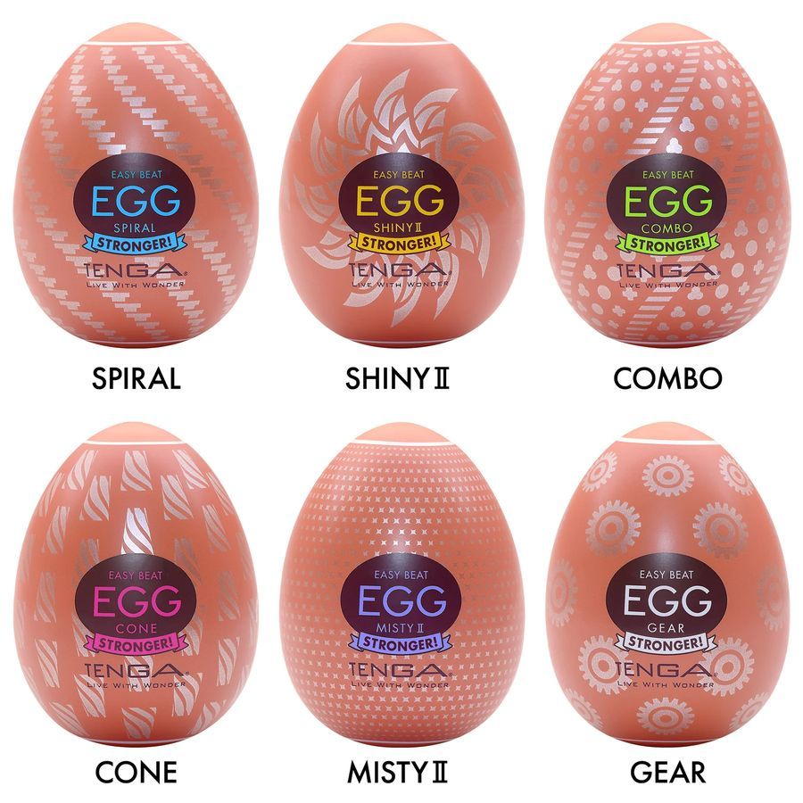 Набор из 6 мастурбаторов-яиц Tenga Egg Variety Pack V 2