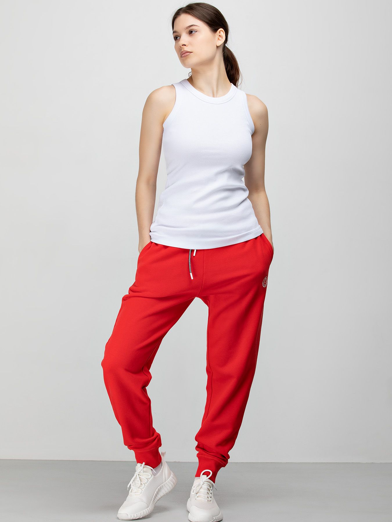 Женская базовая майка с американской проймой 3