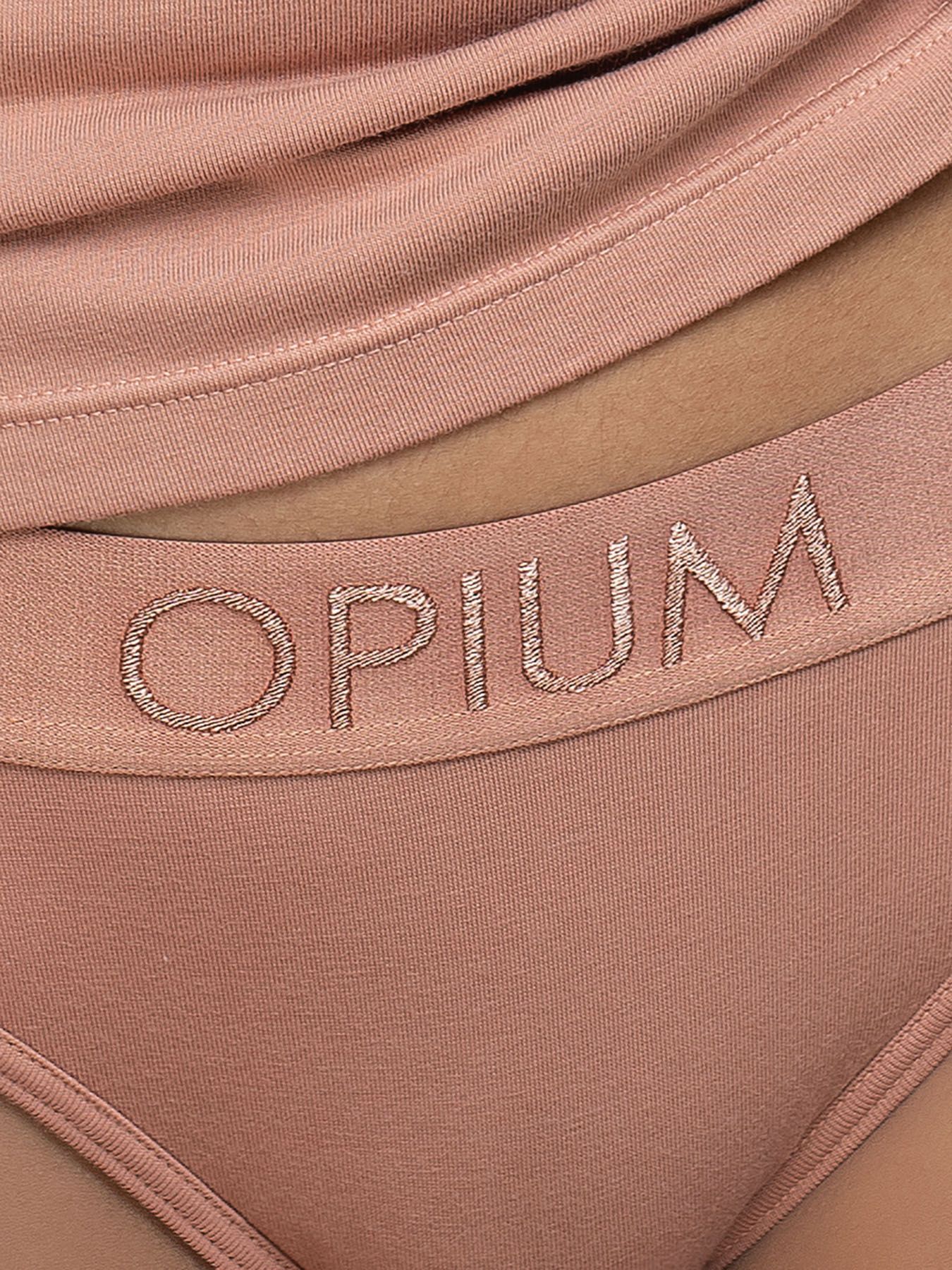 Женские трусики-стринги из гладкого трикотажа 3