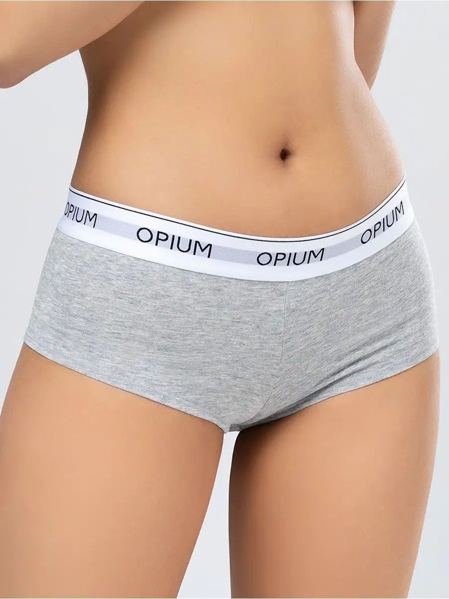 Хлопковые трусы-шортики в спортивном стиле 7