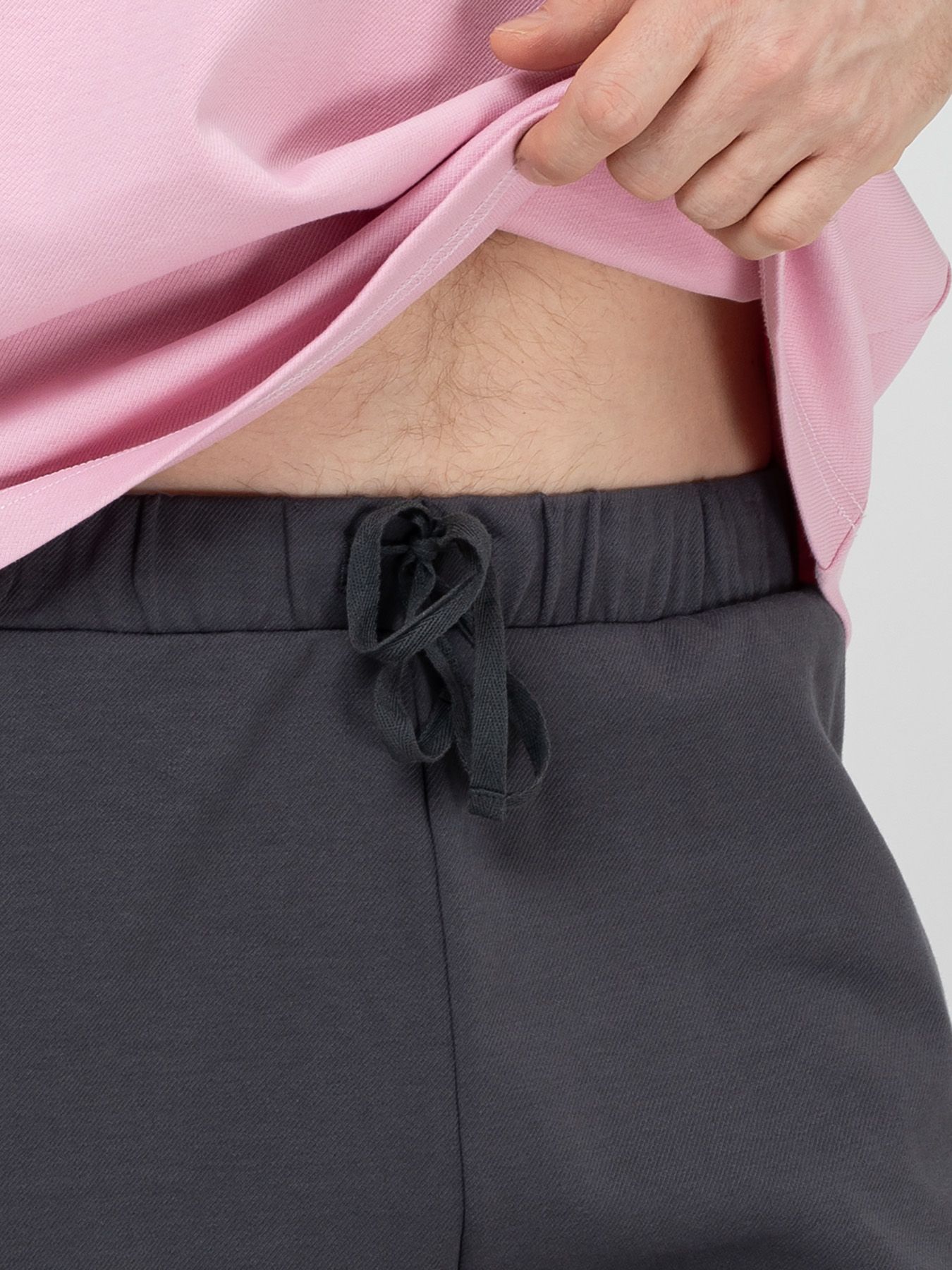 Мужской костюм для дома и отдыха: футболка и шорты 7