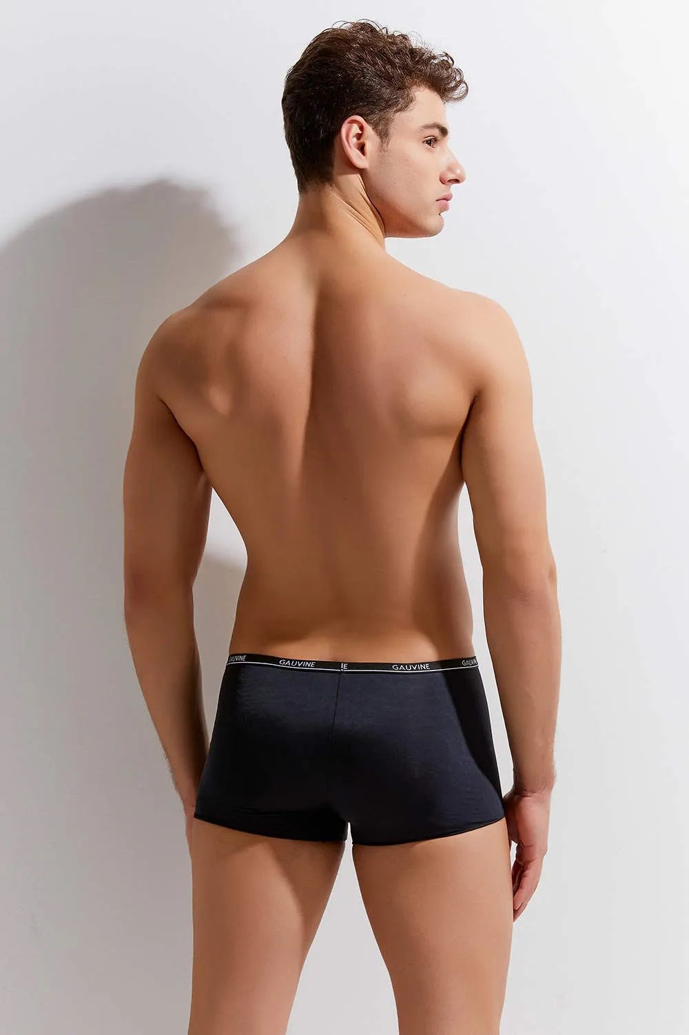 Мужские трусы-боксеры с тонкой брендированной резинкой Second Skin Trunk 3