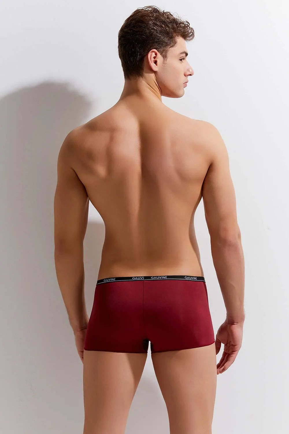 Мужские трусы-боксеры с тонкой брендированной резинкой Second Skin Trunk 15