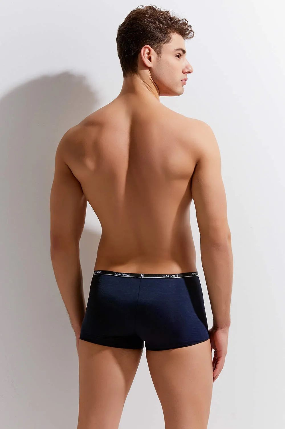 Мужские трусы-боксеры с тонкой брендированной резинкой Second Skin Trunk 11