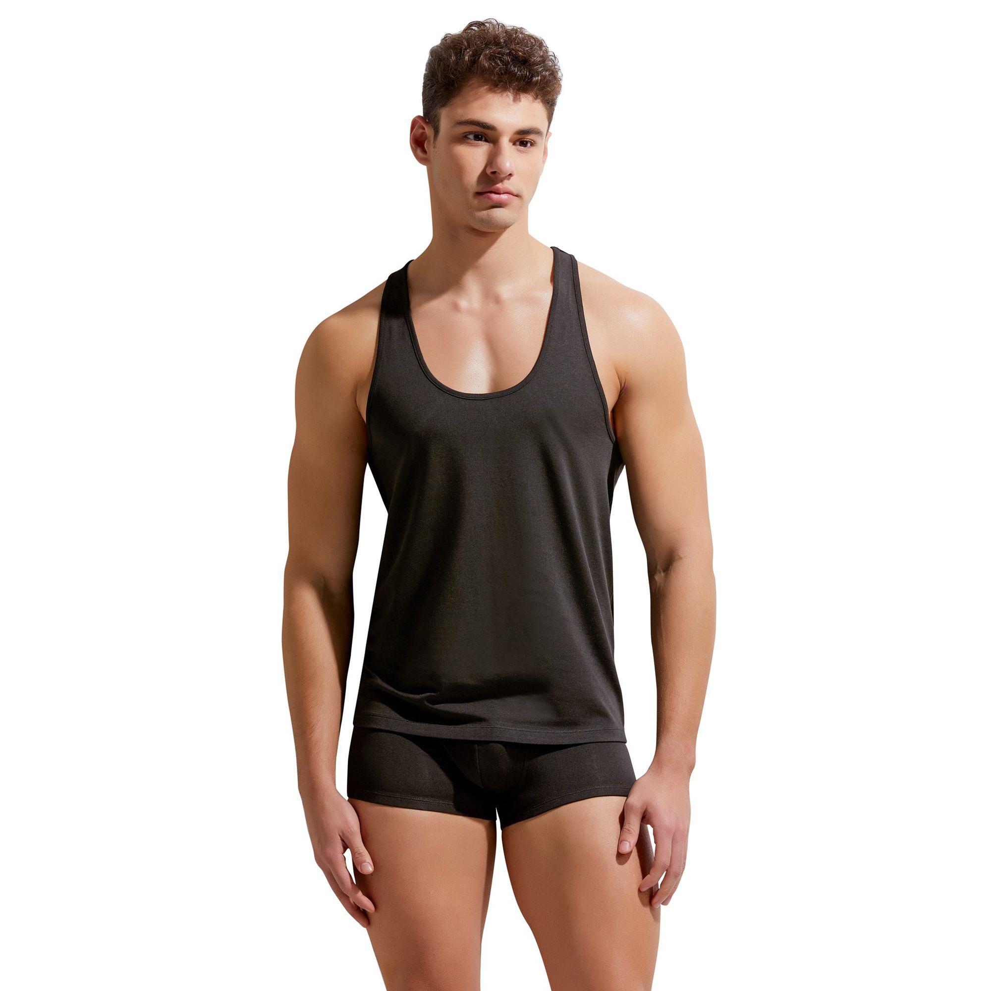 Хлопковая мужская майка-борцовка Gauvine 1