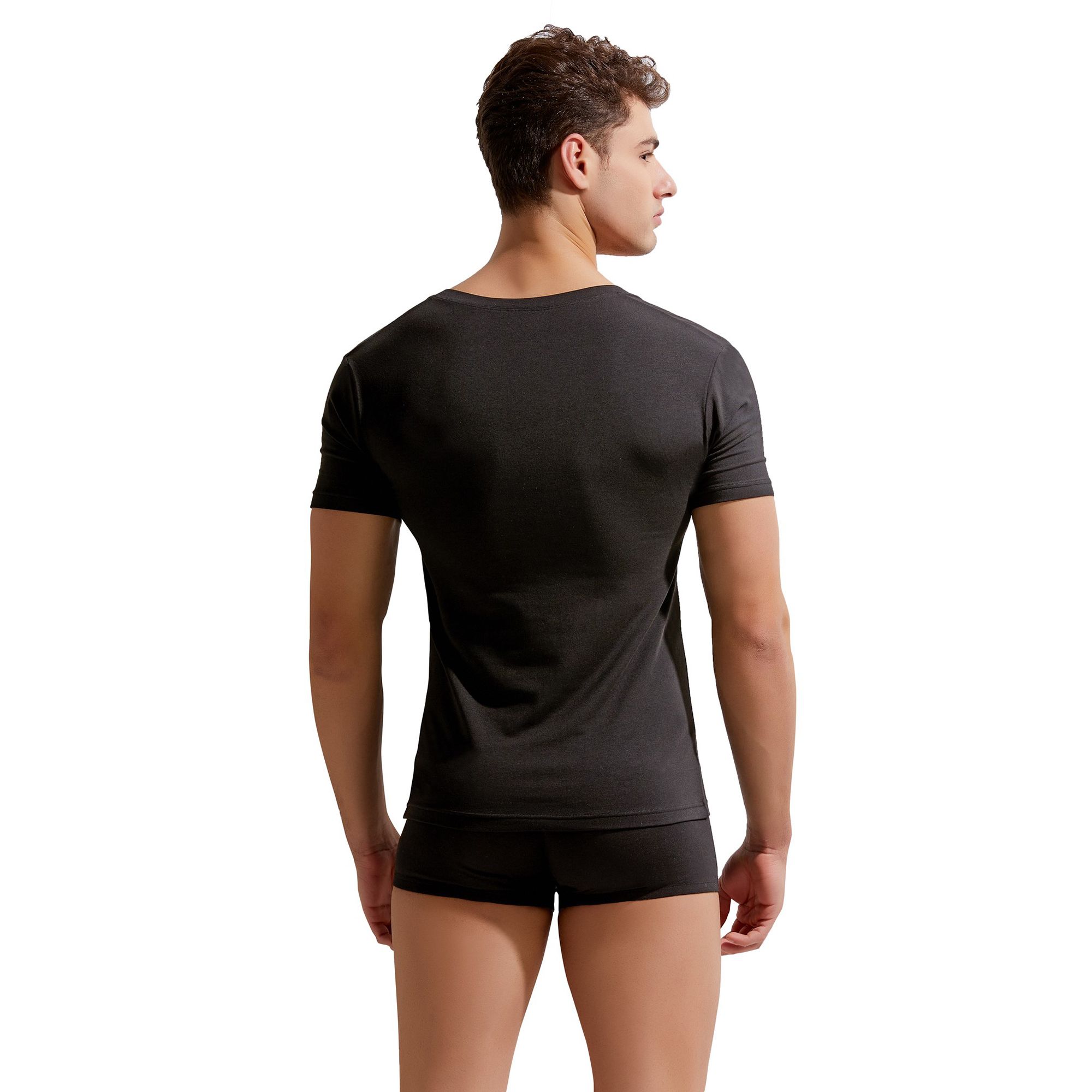 Мужская футболка с глубоким V-образным вырезом Gauvine 4